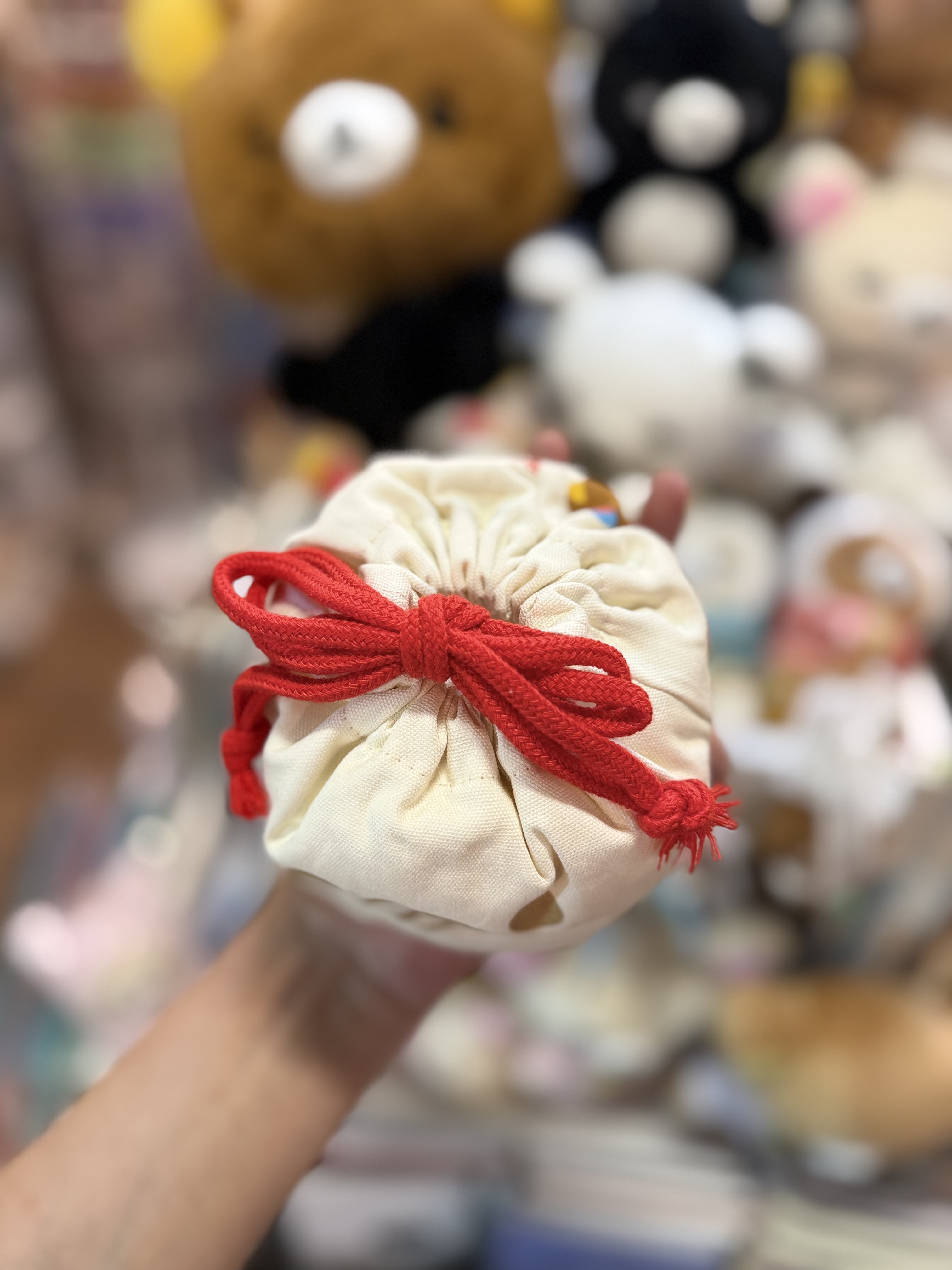 《現貨》全新日本Rilakkuma神戶/橫濱專店限定中華造型索袋