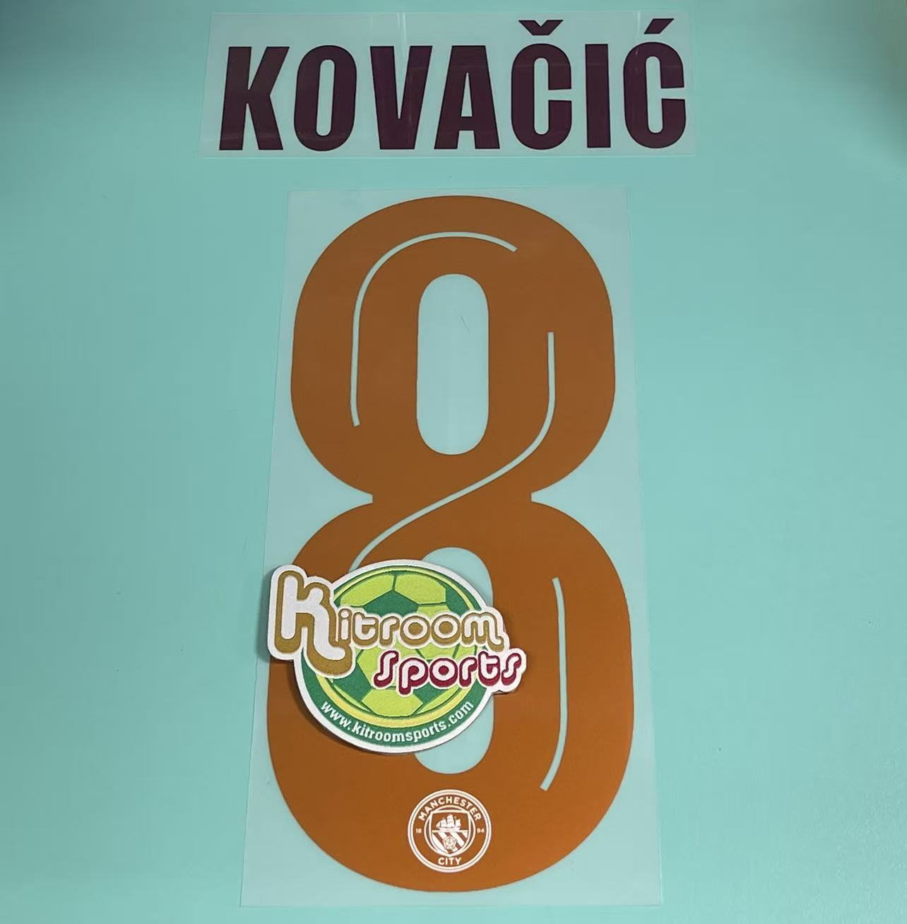 2023-24 Manchester City Away UCL Nameset #8 KOVACIC