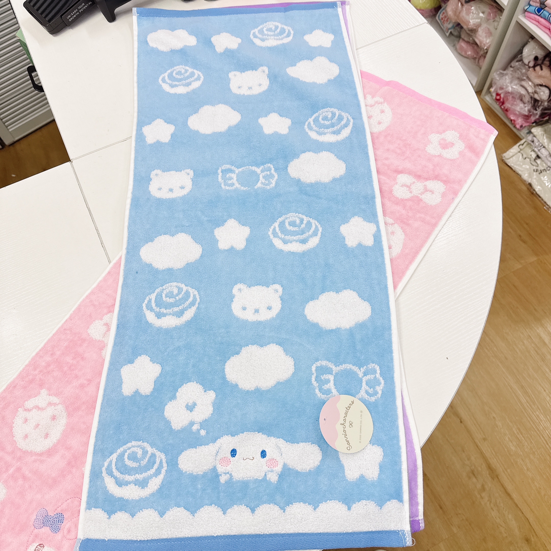 日本直送Sanrio長毛巾34 ×80 cm