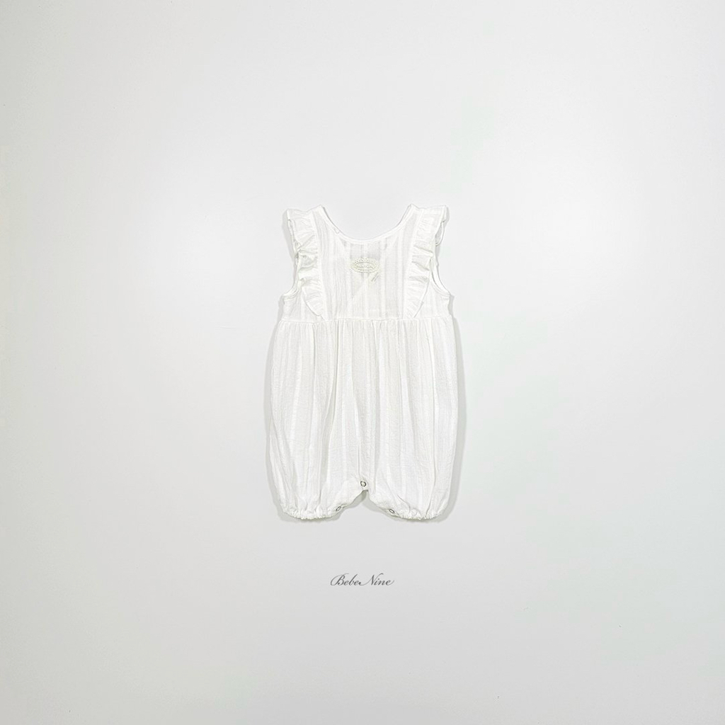 ☀️預訂 韓國直送☀️🇰🇷Bebenine兩色蕾絲標誌荷葉邊背心連身服