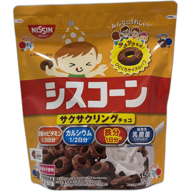 日清早餐香脆朱古力圈圈 150g