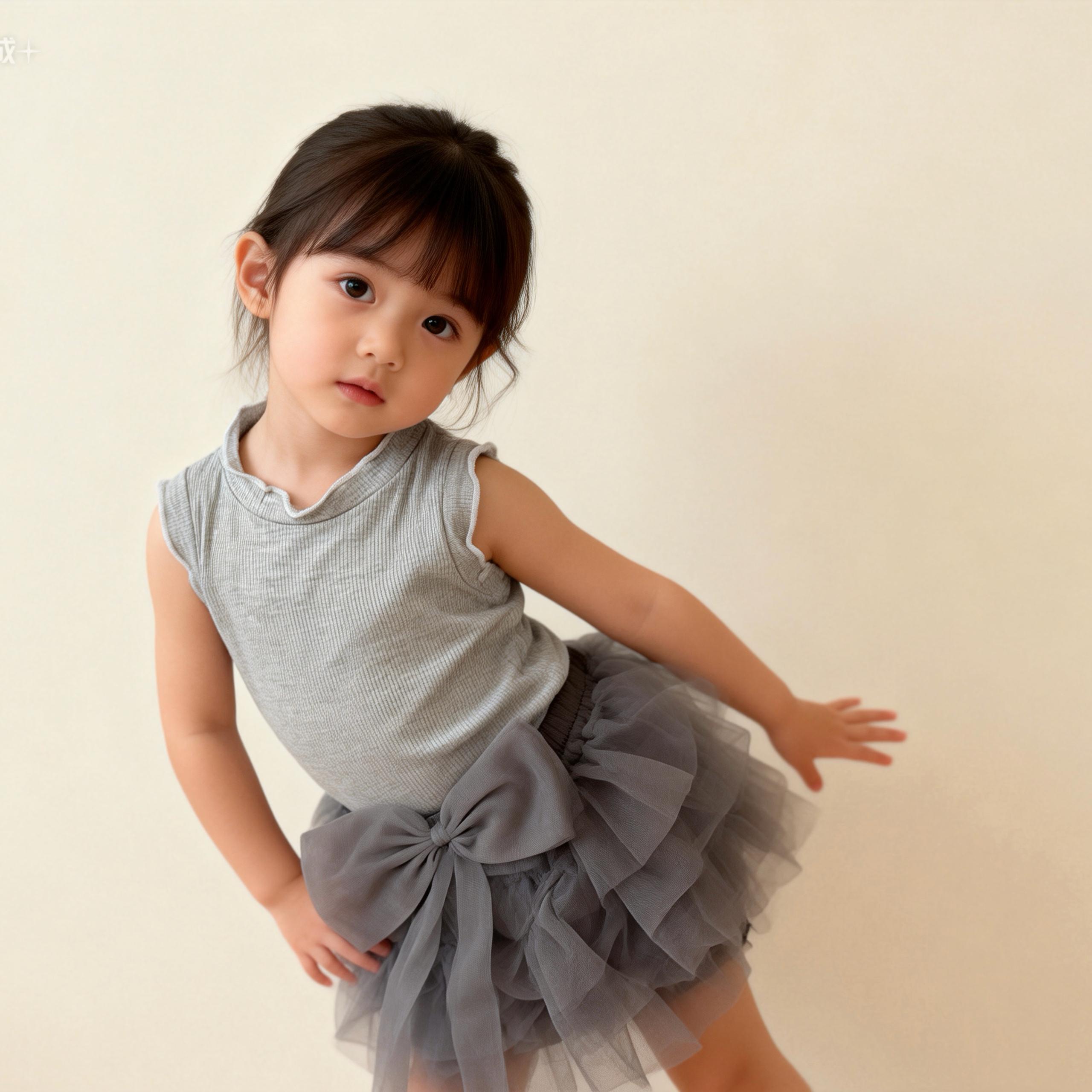 351237G | Toddler Girl Sleeveless Top and Ruffled Skirt Set