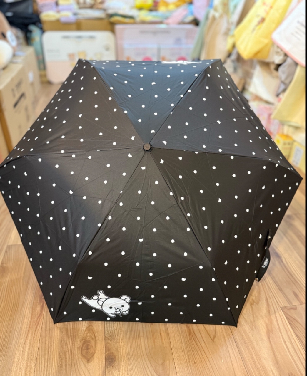 《現貨》全新韓國限定 Rilakkuma黑白系列防UV輕身縮骨雨傘