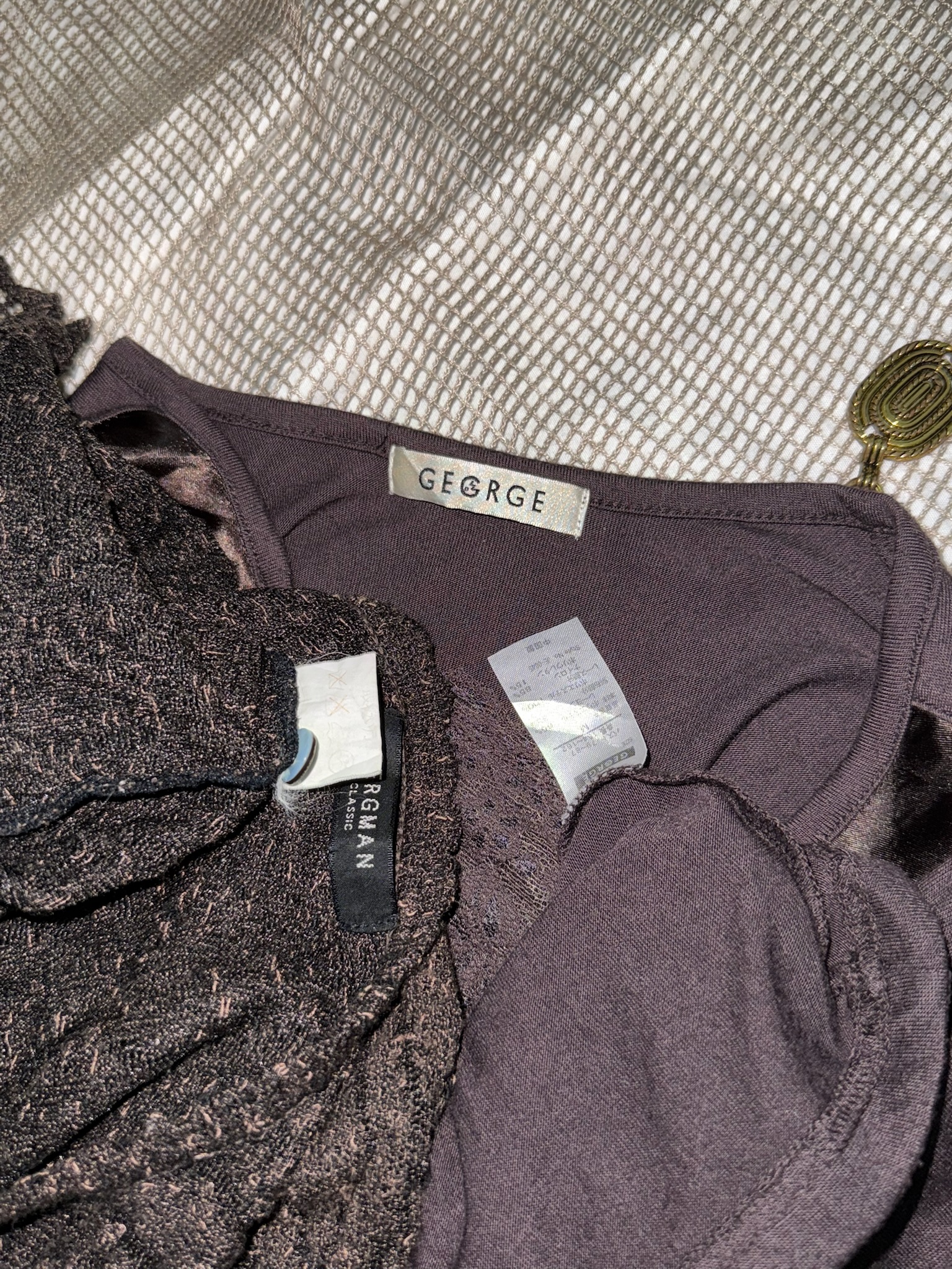 Brown Vintage Mori 2p Top Set