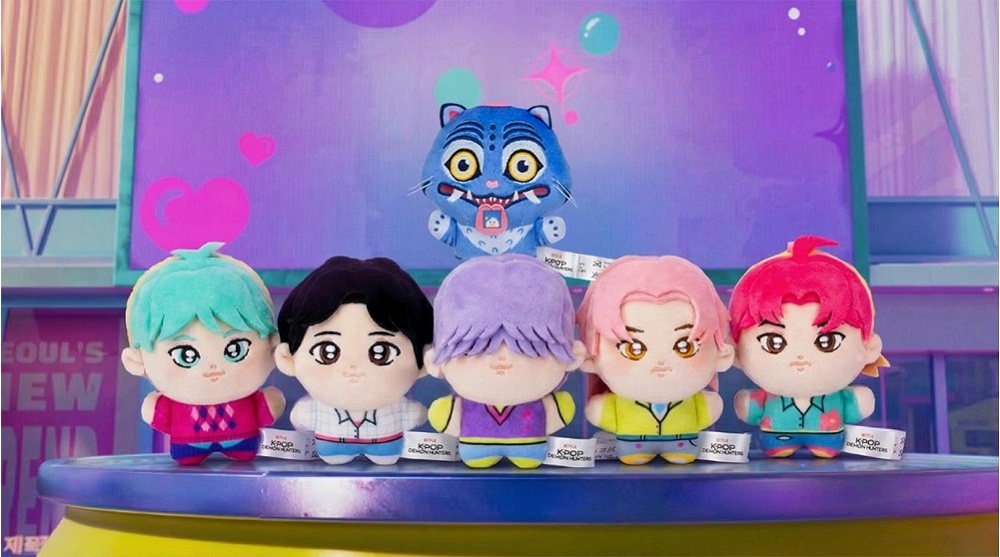 📦訂購 台灣限定 Kpop 獵魔女團 Saja Boys & Derpy 扁扁絨娃鎖匙扣