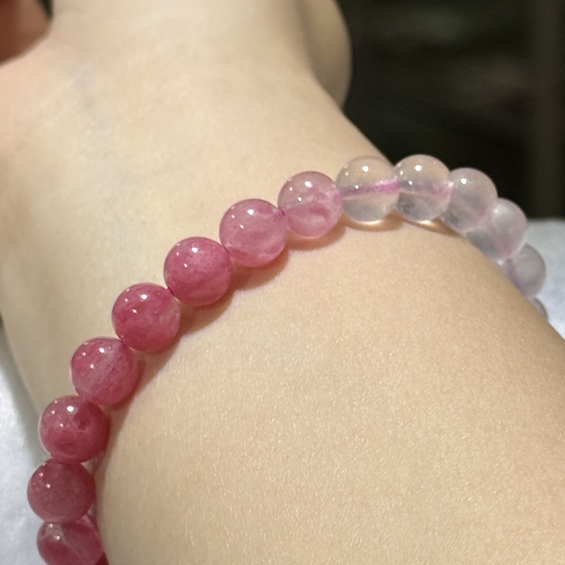 薔薇輝石手串 7.5 mm+/-