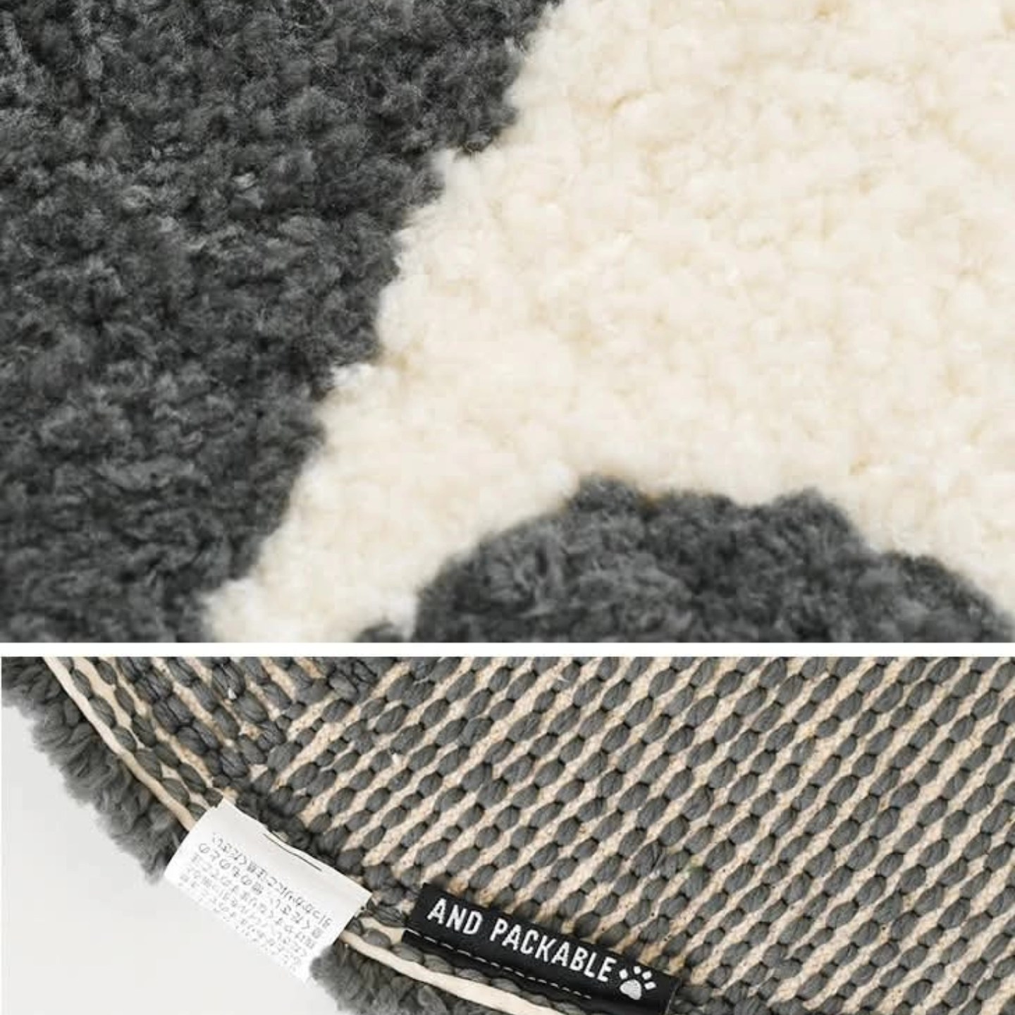 日本直送 And packable 貓咪圖案地墊Nyan-Tama