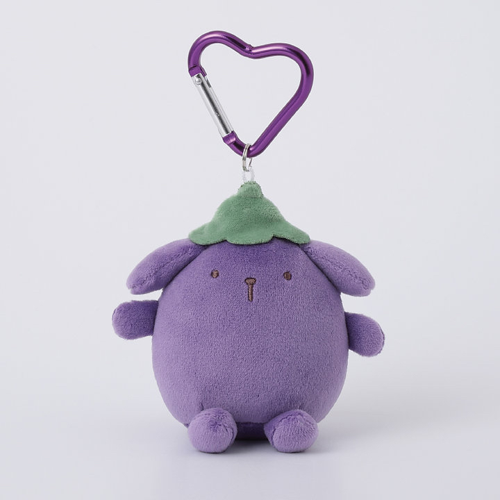 『預訂』日本Munyugurumi Patio布丁狗掛飾（紫色茄子）