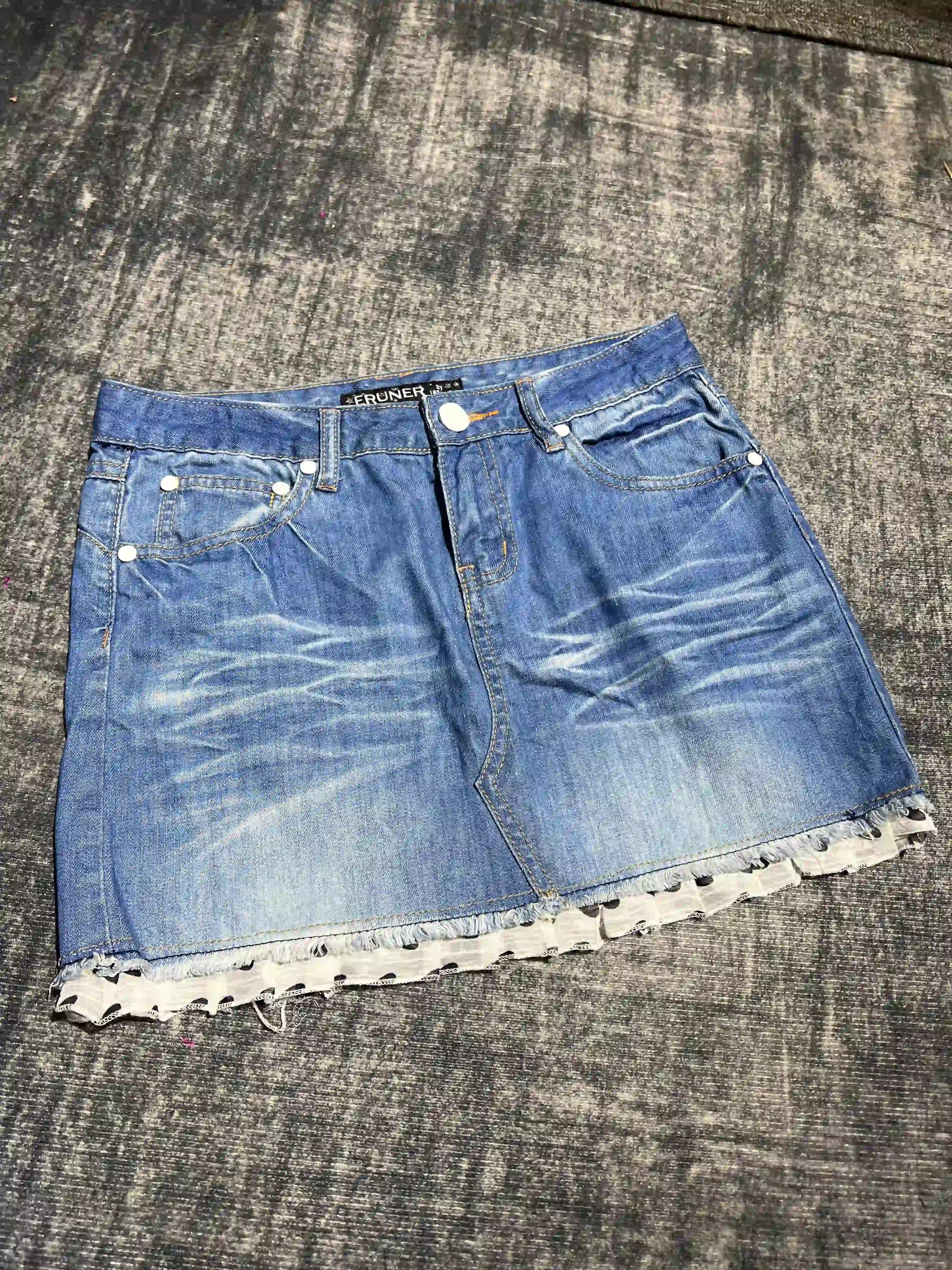 Black Vintage skirt #0193