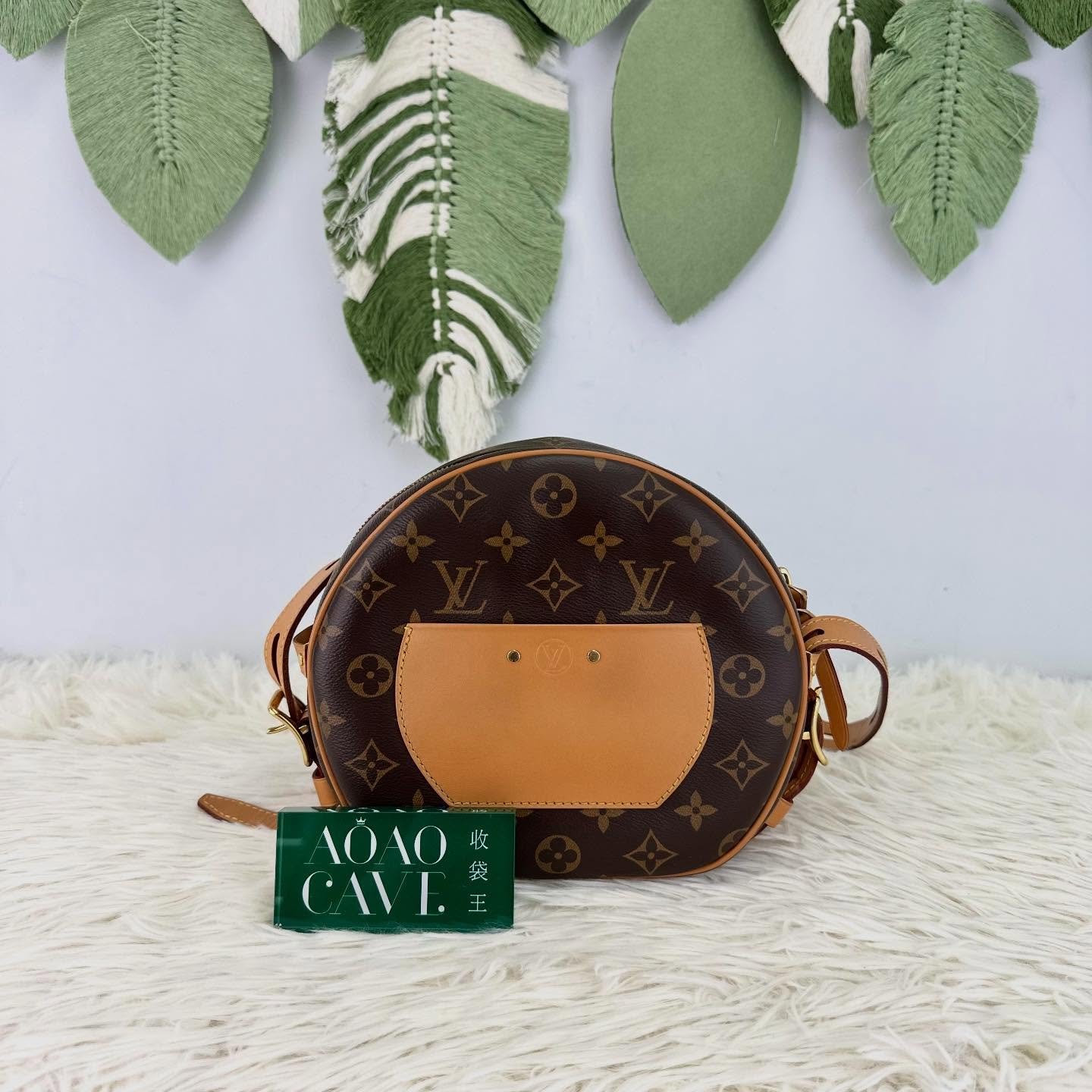 LV 🤍PRE OWNED Boite Chapeau Souple MM Size 晶片款🤎