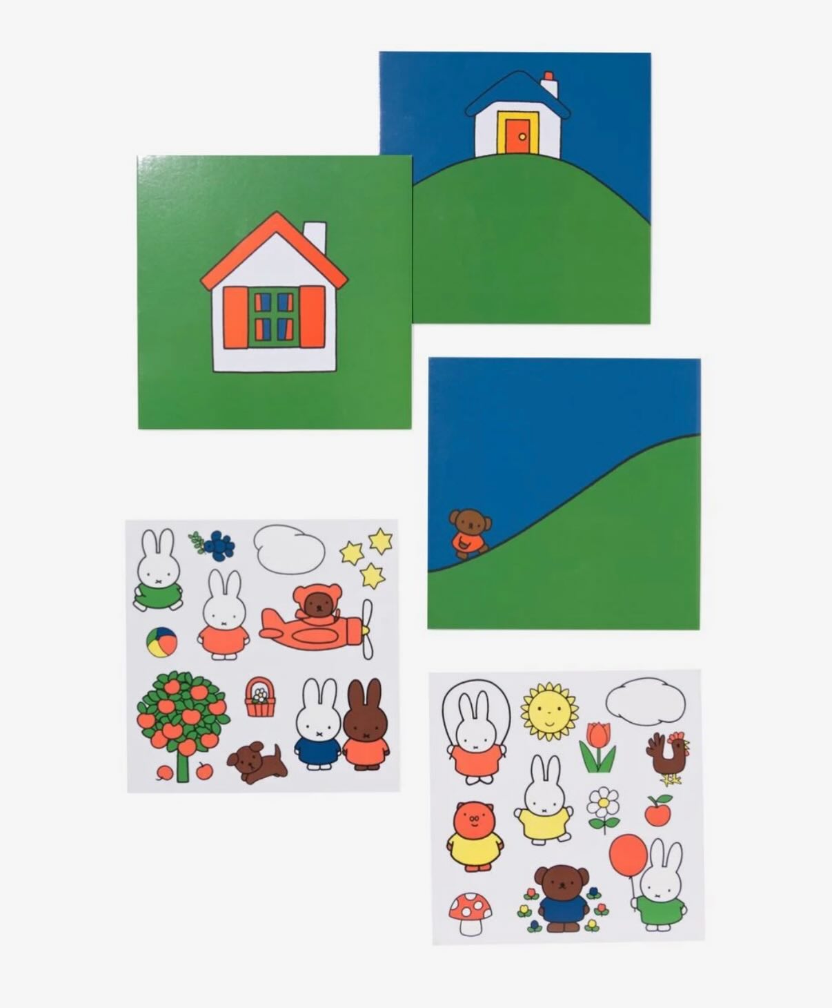 Miffy reusable sticker set 