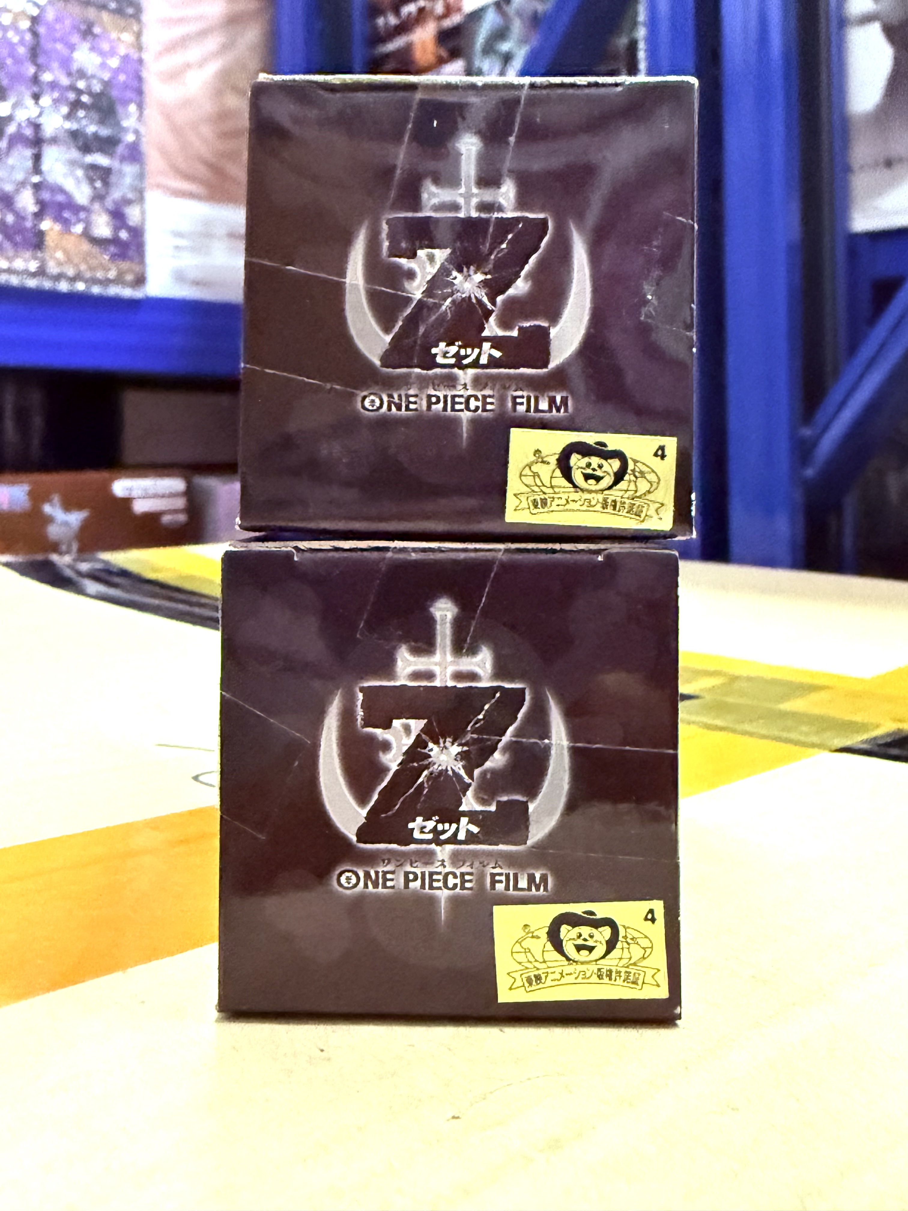 WCF 海賊王 FILM Z FZ033 的路飛 + FZ034 捷風 figure 盒玩