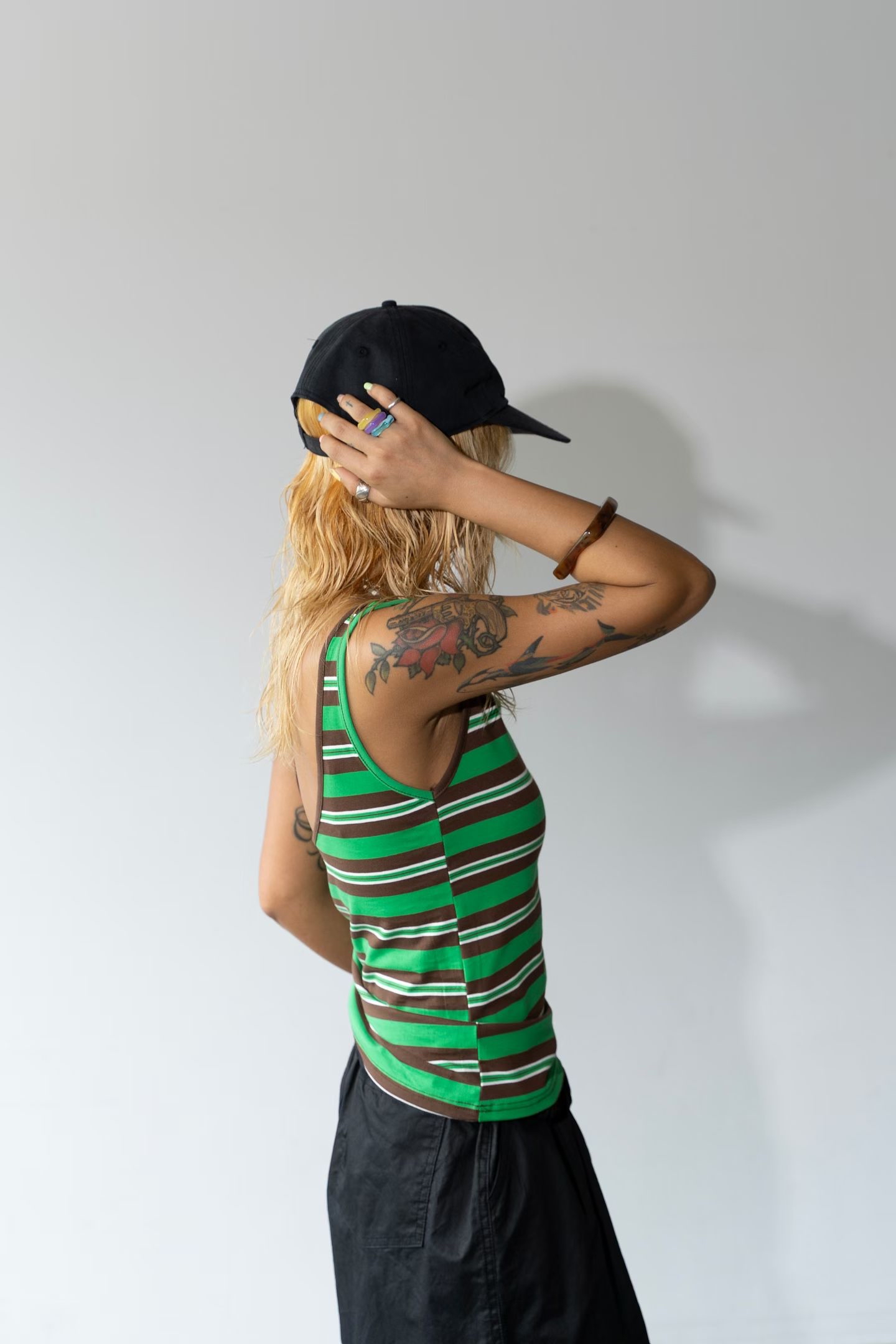 東大門女裝 | stripe Sleeveless 