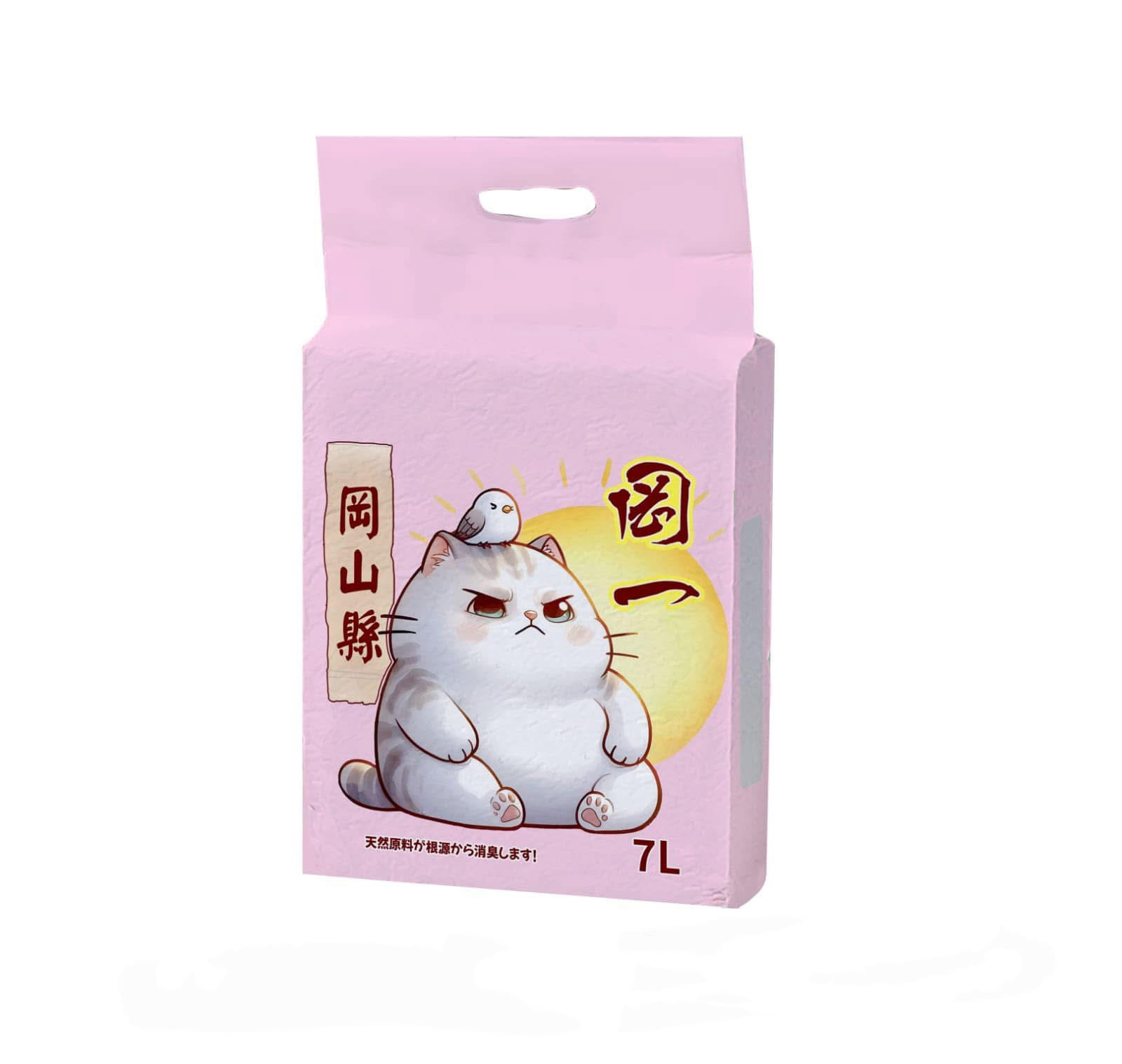 岡一豆腐礦物砂 7L (櫻花味)
