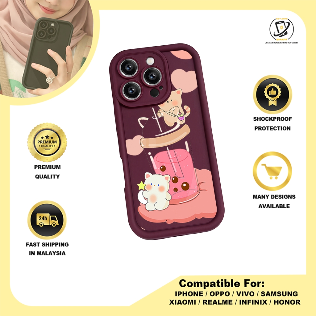 TPU DESIGN CASE PHONE FOR HONOR - DESIGN FOOD A