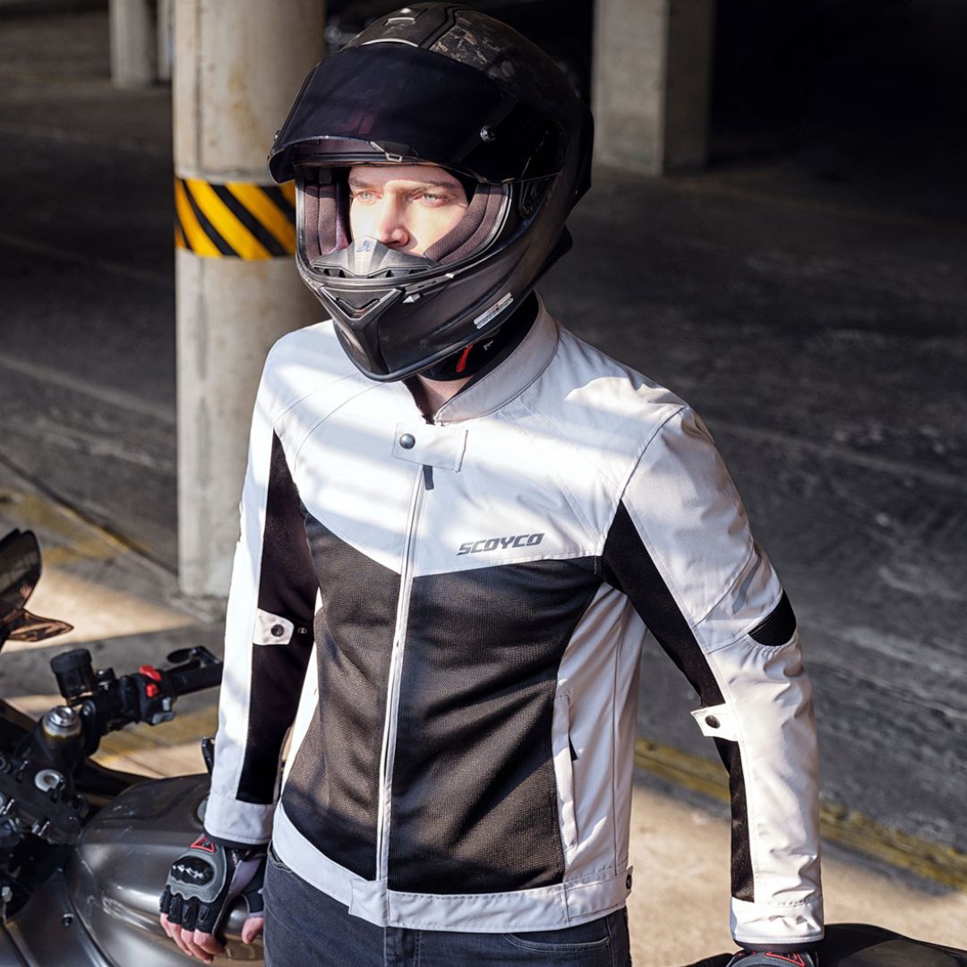 SCOYCO JK118 Motorcycle Riding Jacket Men | CE Protector | Touring Racing Jaket Motor Lelaki