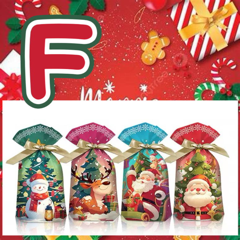 🌟預售🌟 聖誕禮物抽繩袋（混合款，1包共48-50個）