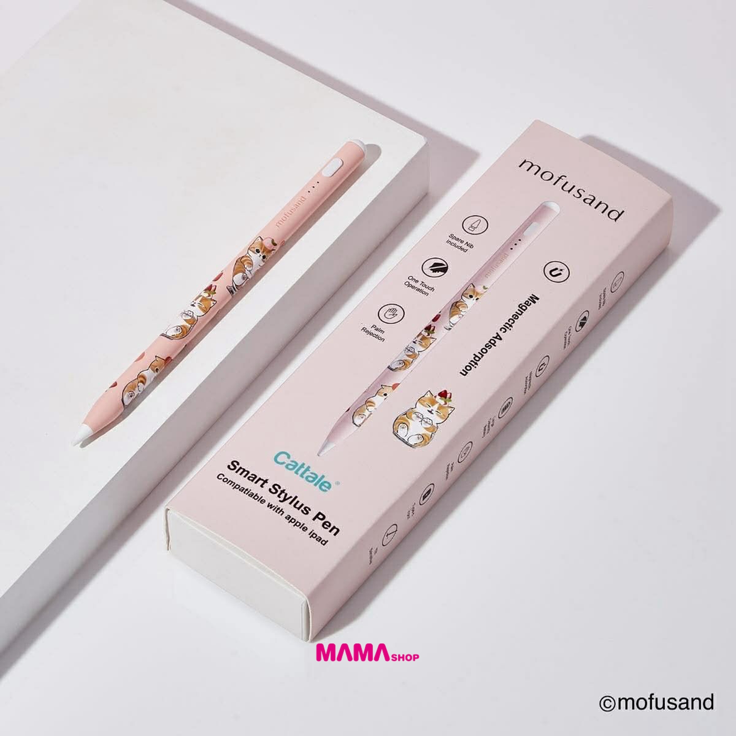Mofusand磁吸主動性觸控筆 （iPad專用）