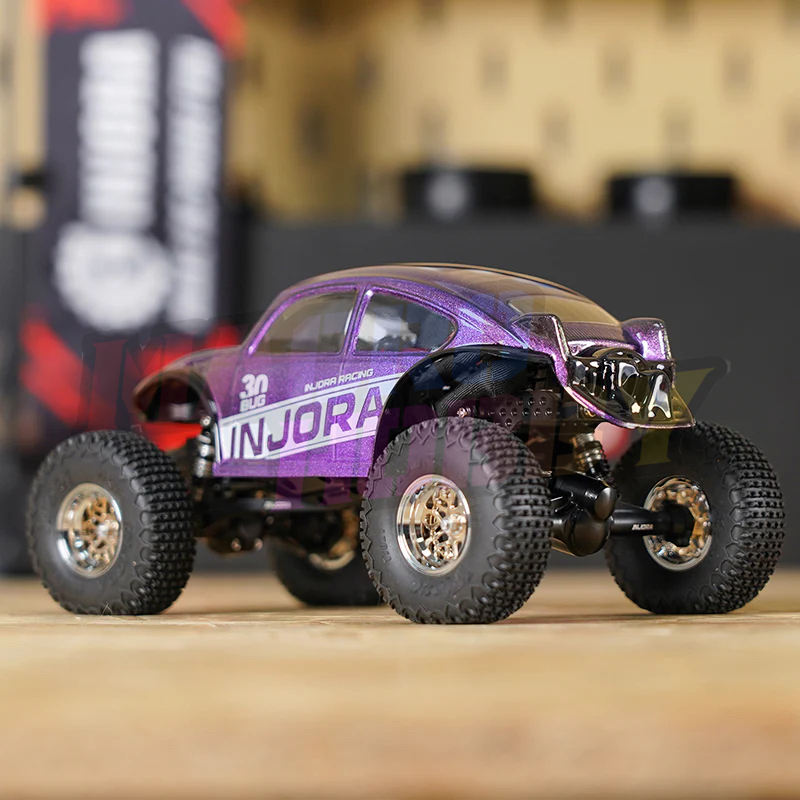 INJORA BUG30 Body with Magnetic Mount for 1/30 SCX30 PURPLE #530378
