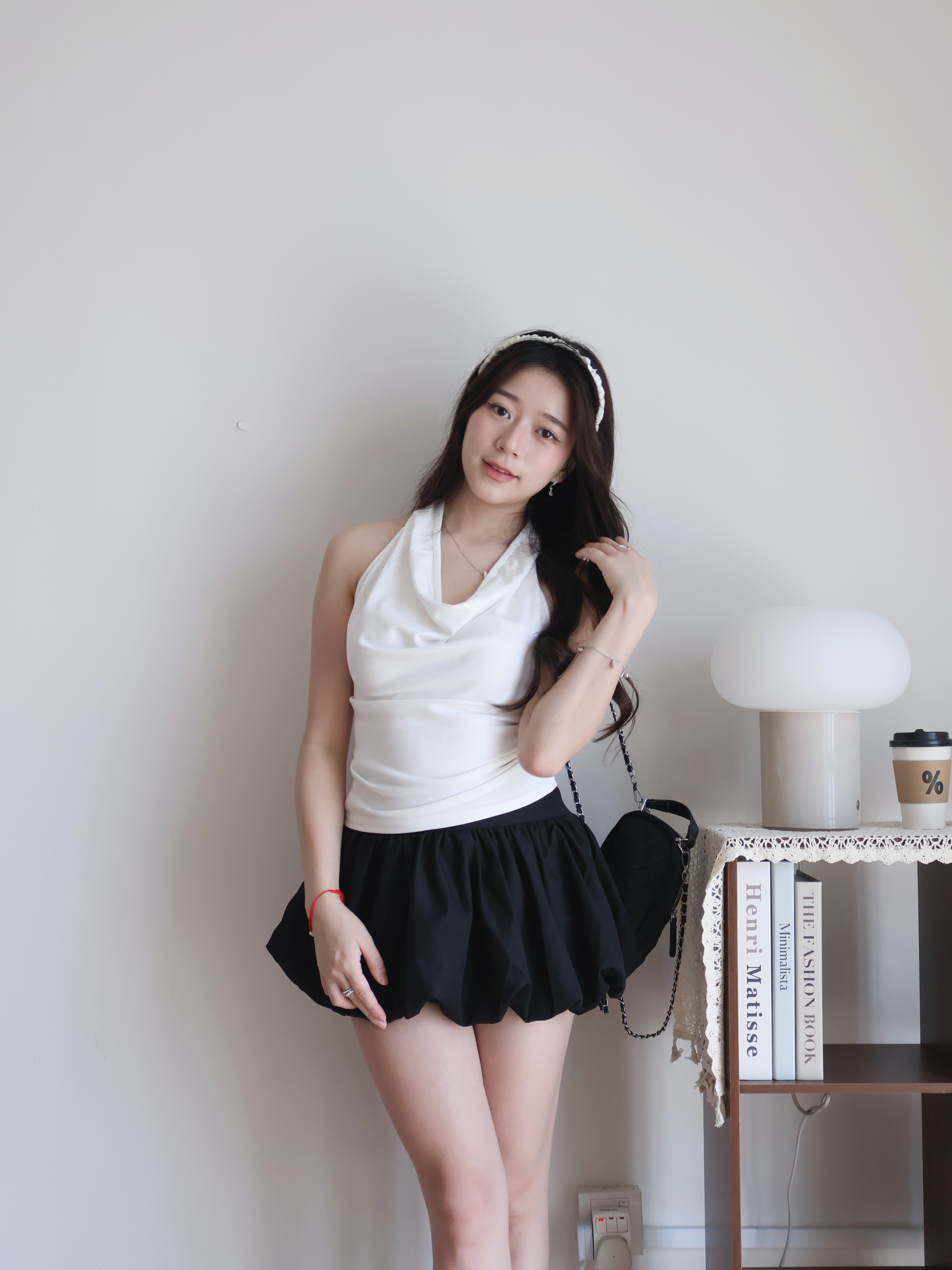 Bubble Mini Skirt | Black