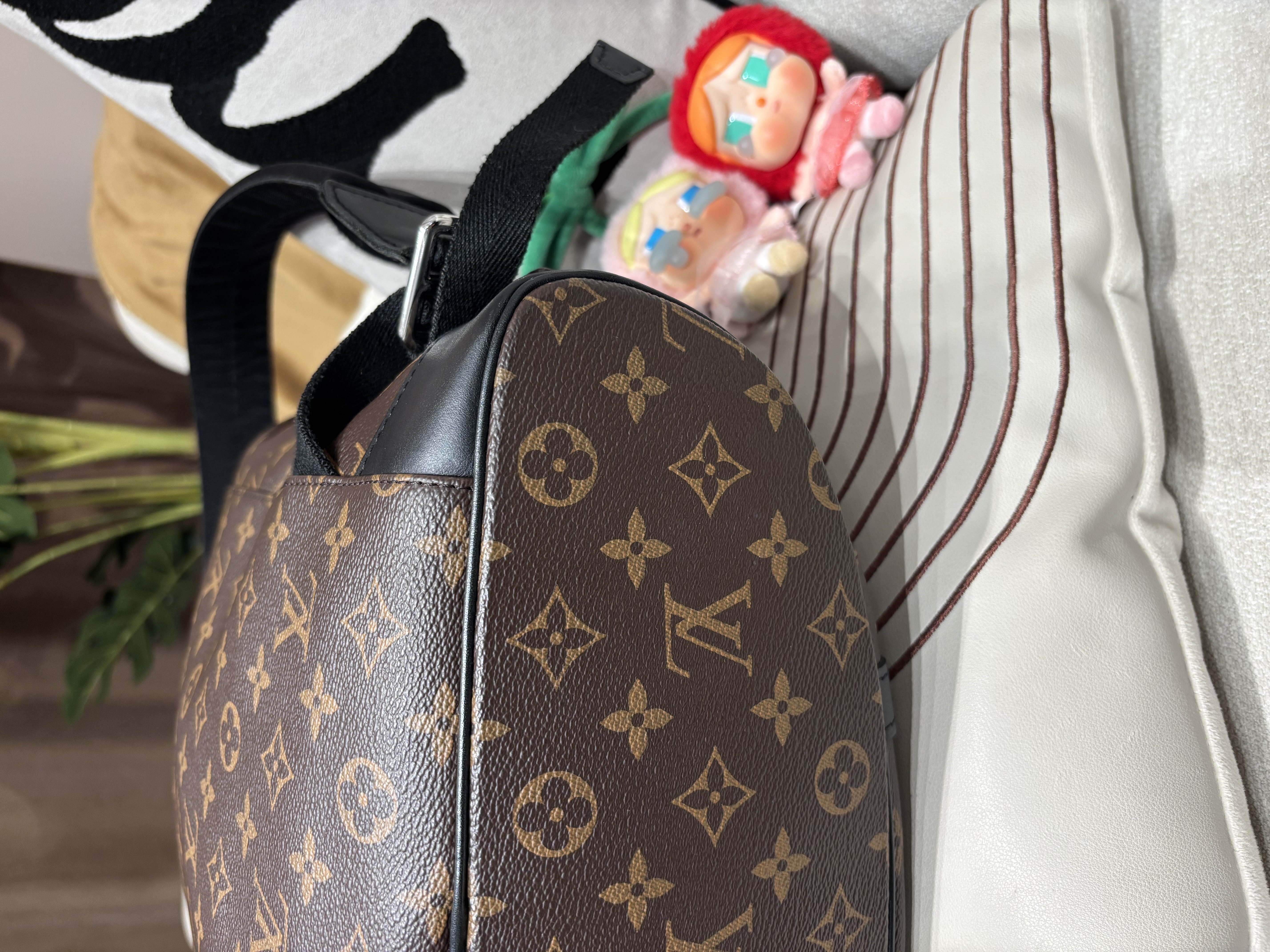 Lv backpack Christopher MM M43735 Monogram Macassar 100%Authentic,95%new✅dust bag ✨