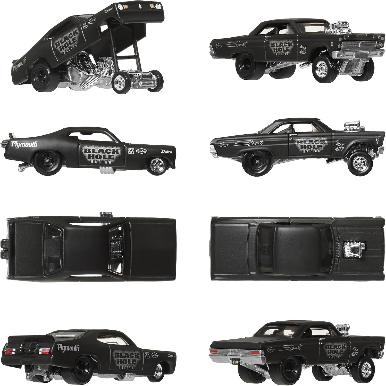 【預訂】Hot Wheels Premium 1/64 Car Culture 2-Pack｜McLaren F1 GTR & McLaren P1 GTR ｜ Plymouth Duster Funny Car & '65 Mercury Comet Cyclone｜Porsche 930 & Quadra Turbo-R V-Tech ｜【日版】