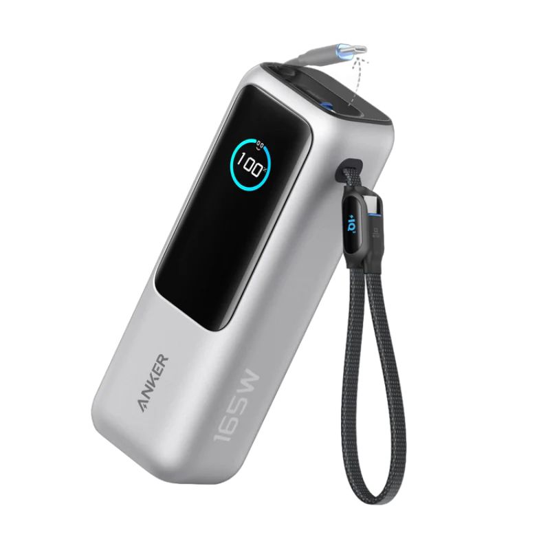 Anker Power Bank [3C] (25K, 165W, Built-In and Retractable Cables) 100W PD 行動電源