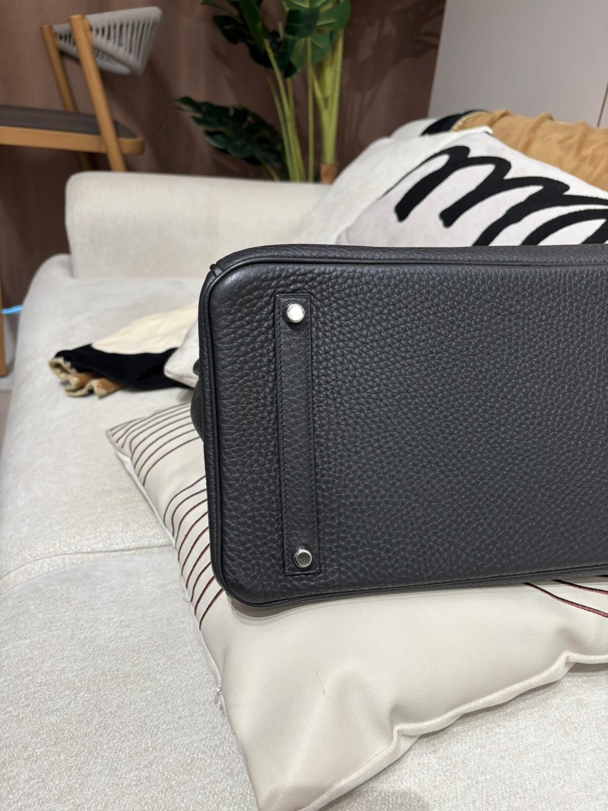 Hermes Birkin 35 黑色銀扣 Stamp [R] 100%Authentic, 98%New ✅Key lock ✅Dust bag✅Box