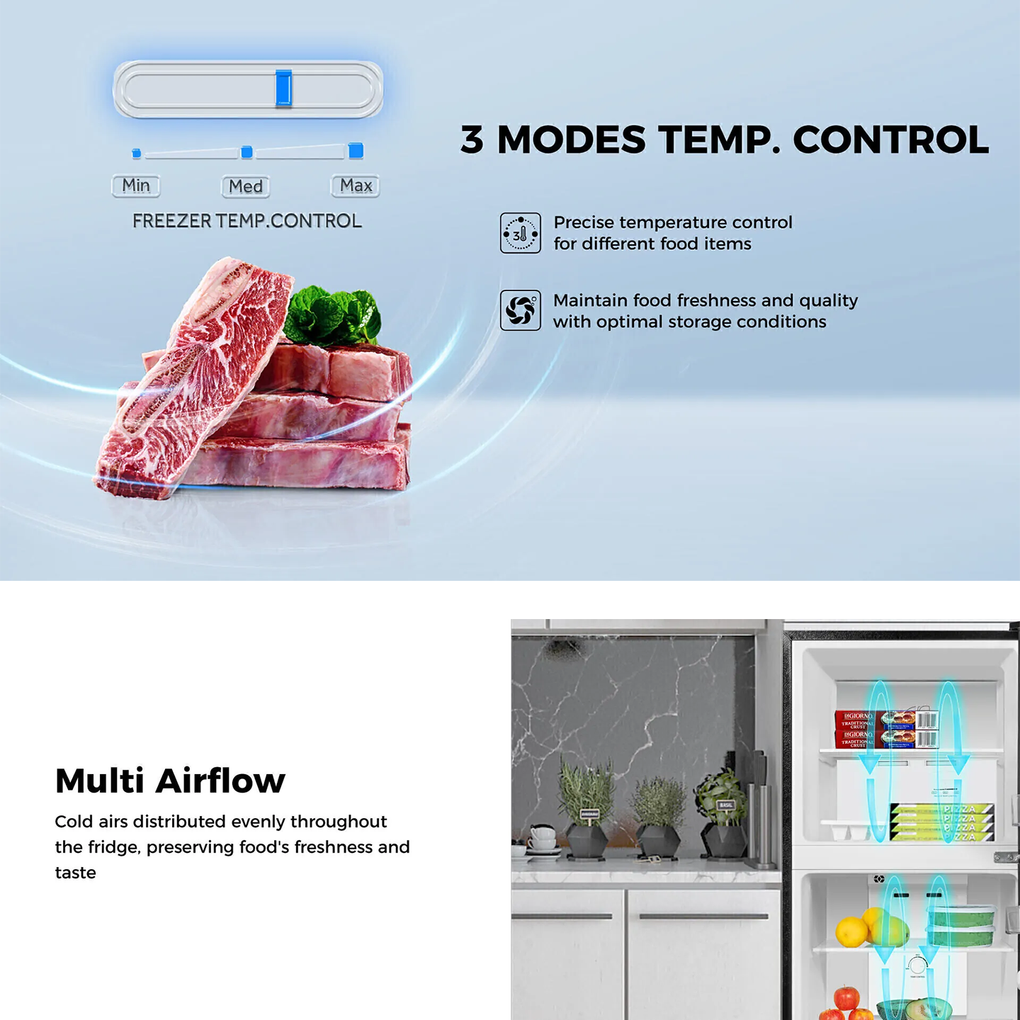 Haier 240L 2-Door Refrigerator Black (HRF-T240XM)