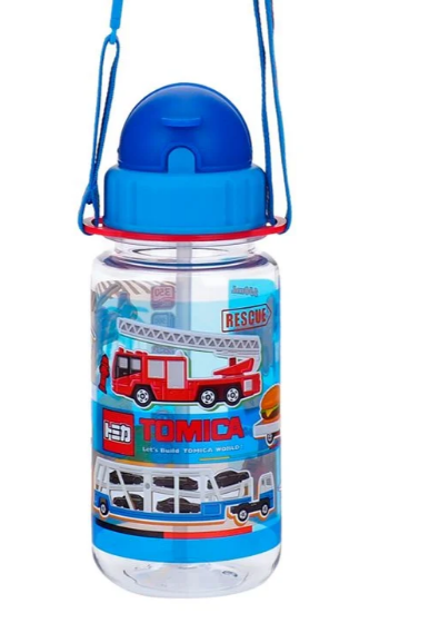 Tomica 350ml 膠水樽連飲管及頸繩