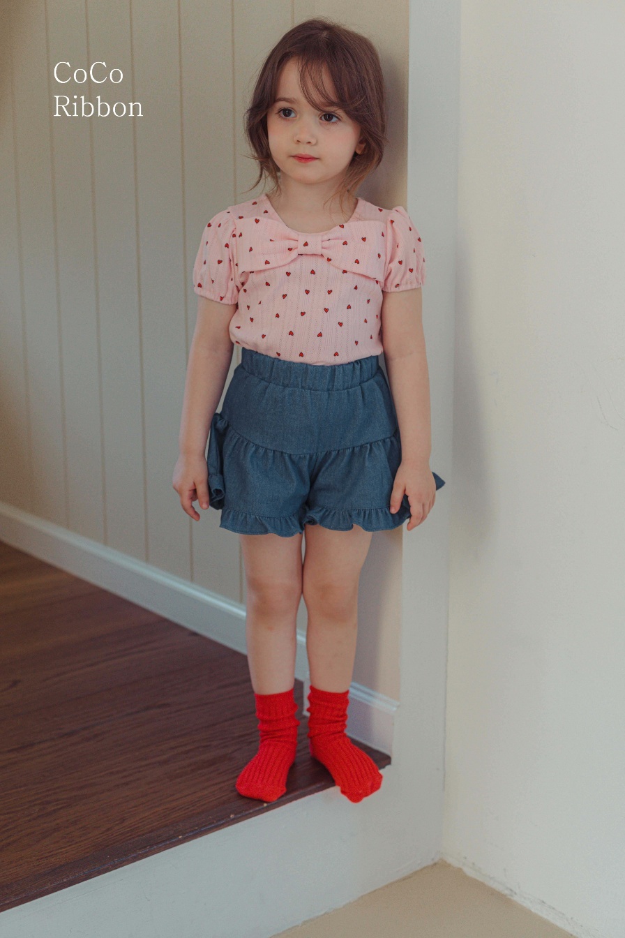 【預訂】 韓國直送 南大門童裝 心心圖案上衣