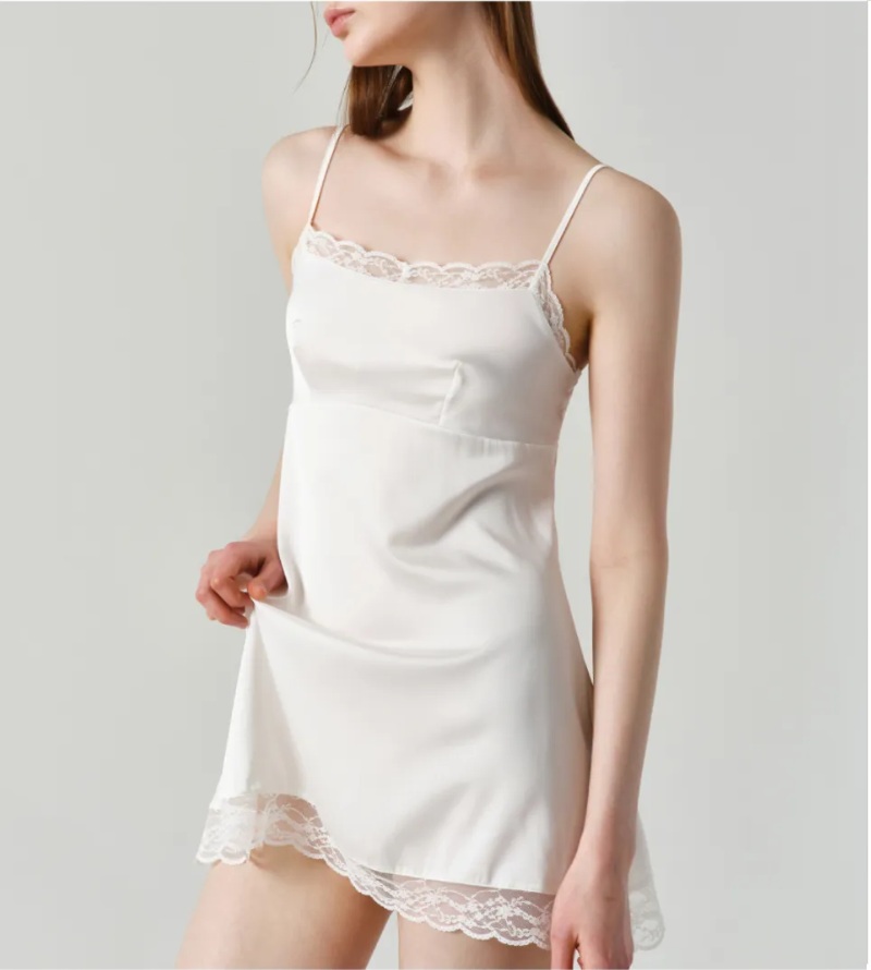 韓國 VERISH Lacett Slip 蕾絲睡裙