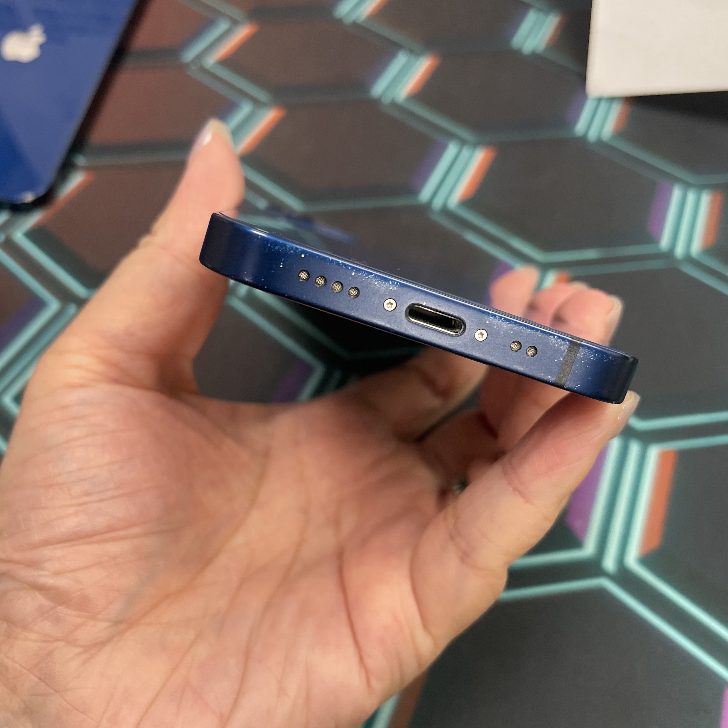 *7346 12 mini 超靚機 64GB 電76 藍色 blue