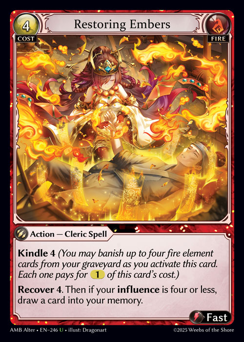 Restoring Embers / AMB Alter-246 (U)