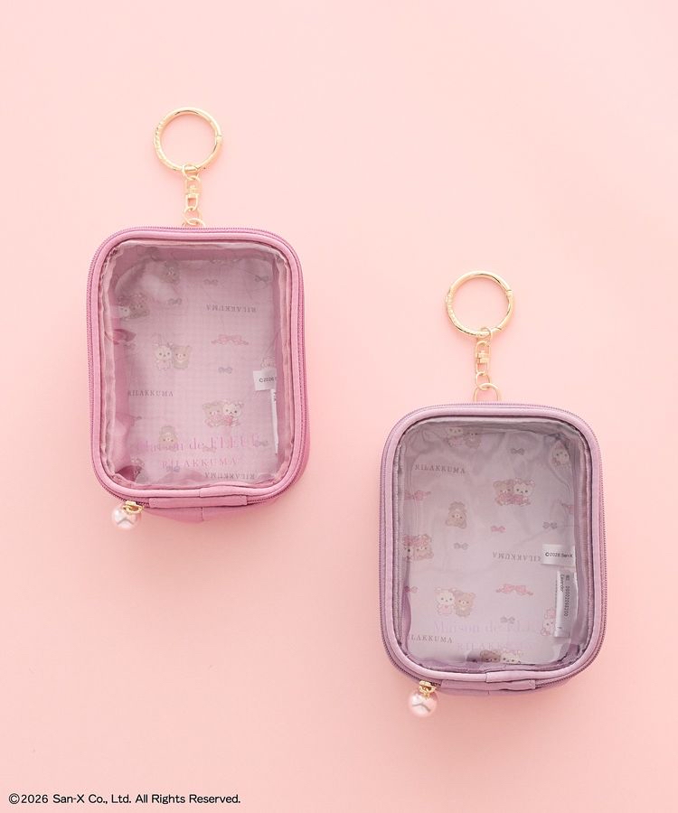  🎀【預訂】Maison de FLEUR × RILAKKUMA 透明收納袋 L