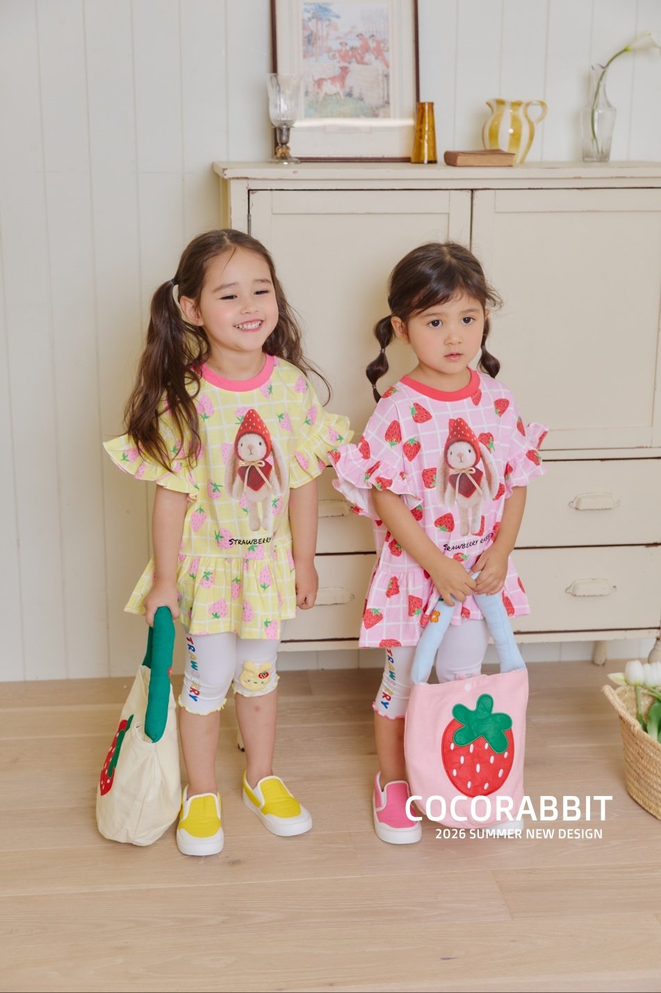 兔仔 Top / 兔仔 Legging / 士多啤梨🍓 袋子