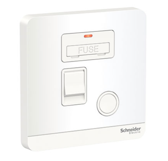 Schneider 施耐德 奐尚13A 單位保險菲士蘇連雙極開關掣及LED指示燈