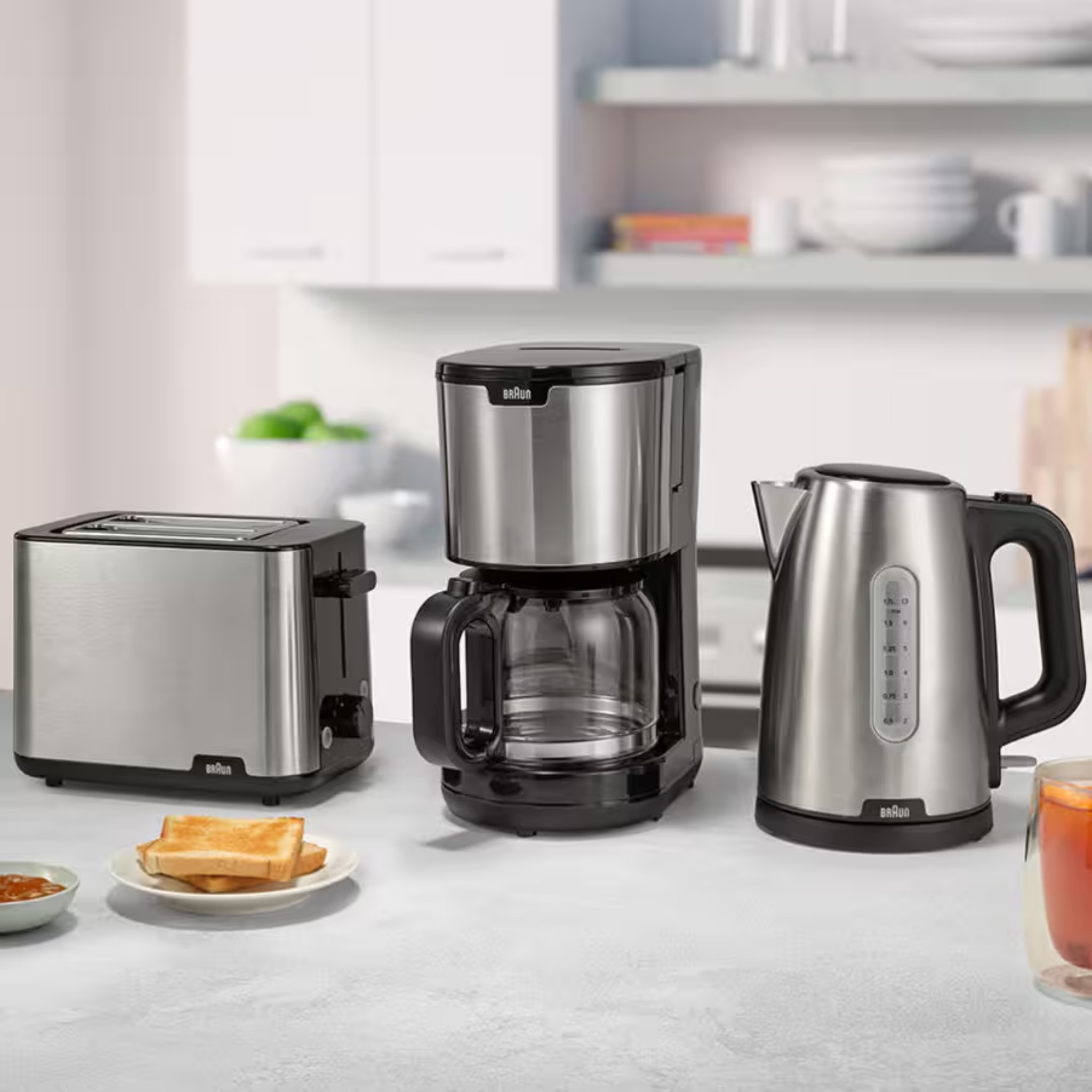 Braun Breakfast1 1.7L Electric Kettle Black (WK1500BK)