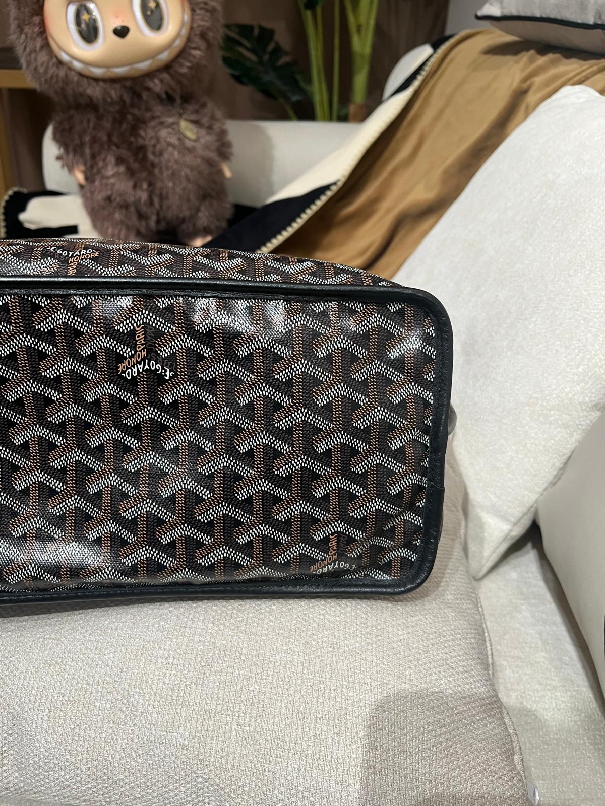 Goyard Anjou pm noir 100%Authentic,98%new✅dust bag✅pouch