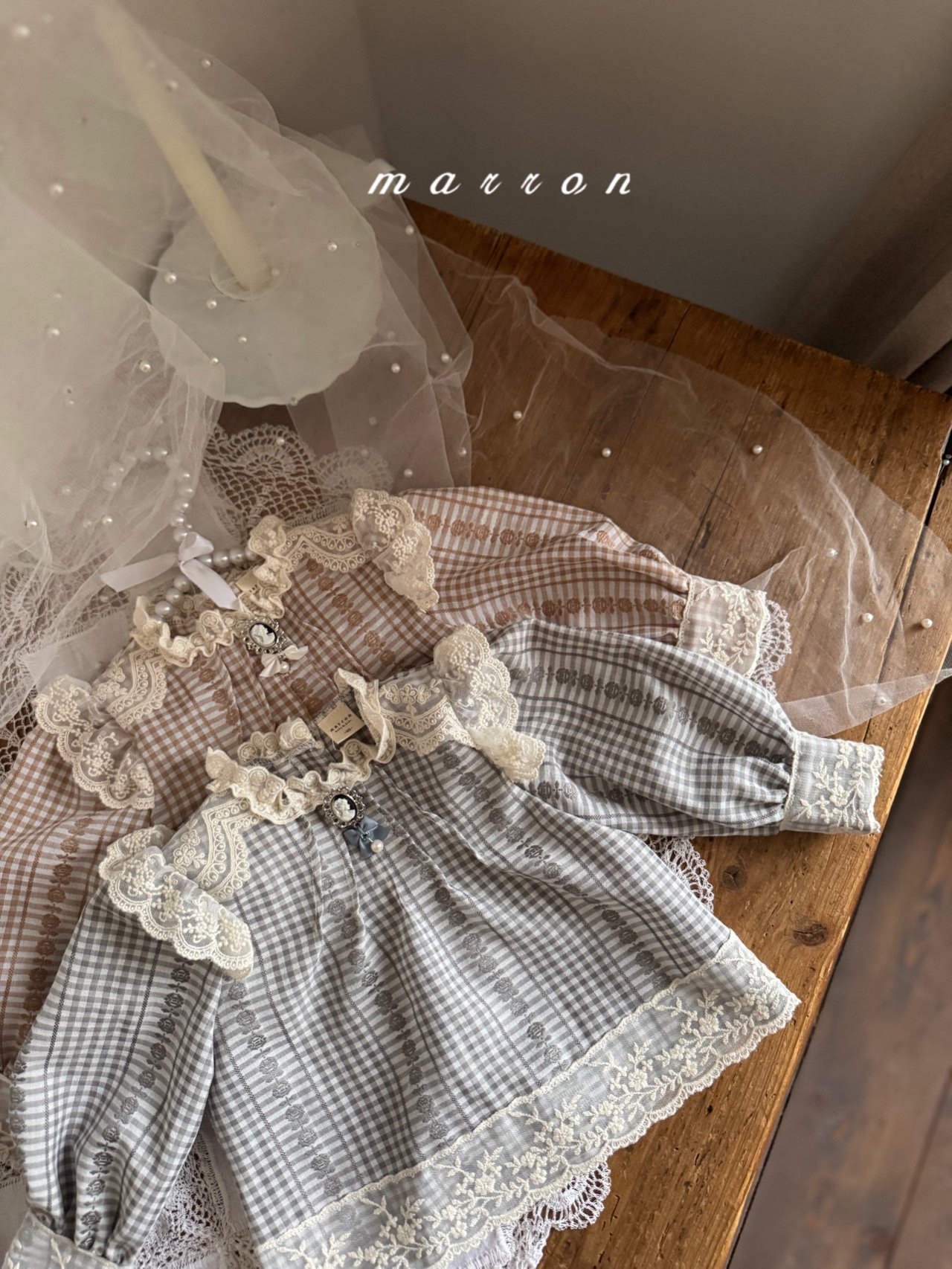 🇰🇷Marron blouse