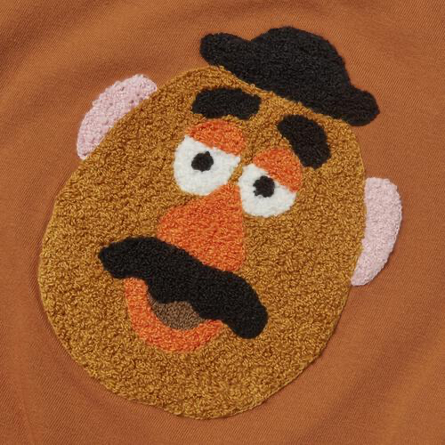 🇯🇵預訂 日本直送🇯🇵薯蛋頭毛毛刺繡貼花短袖包屁衣