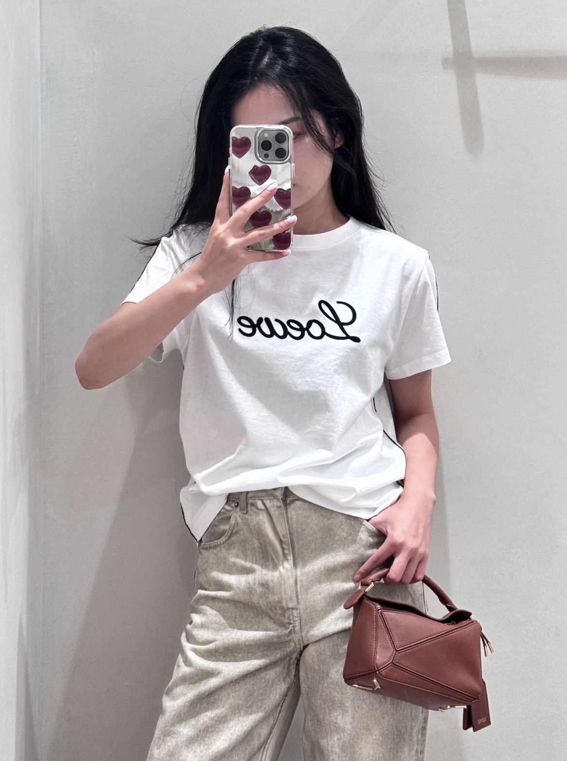 訂貨📮Loewe 新款 白色logo tee  Size XS/S/M/L