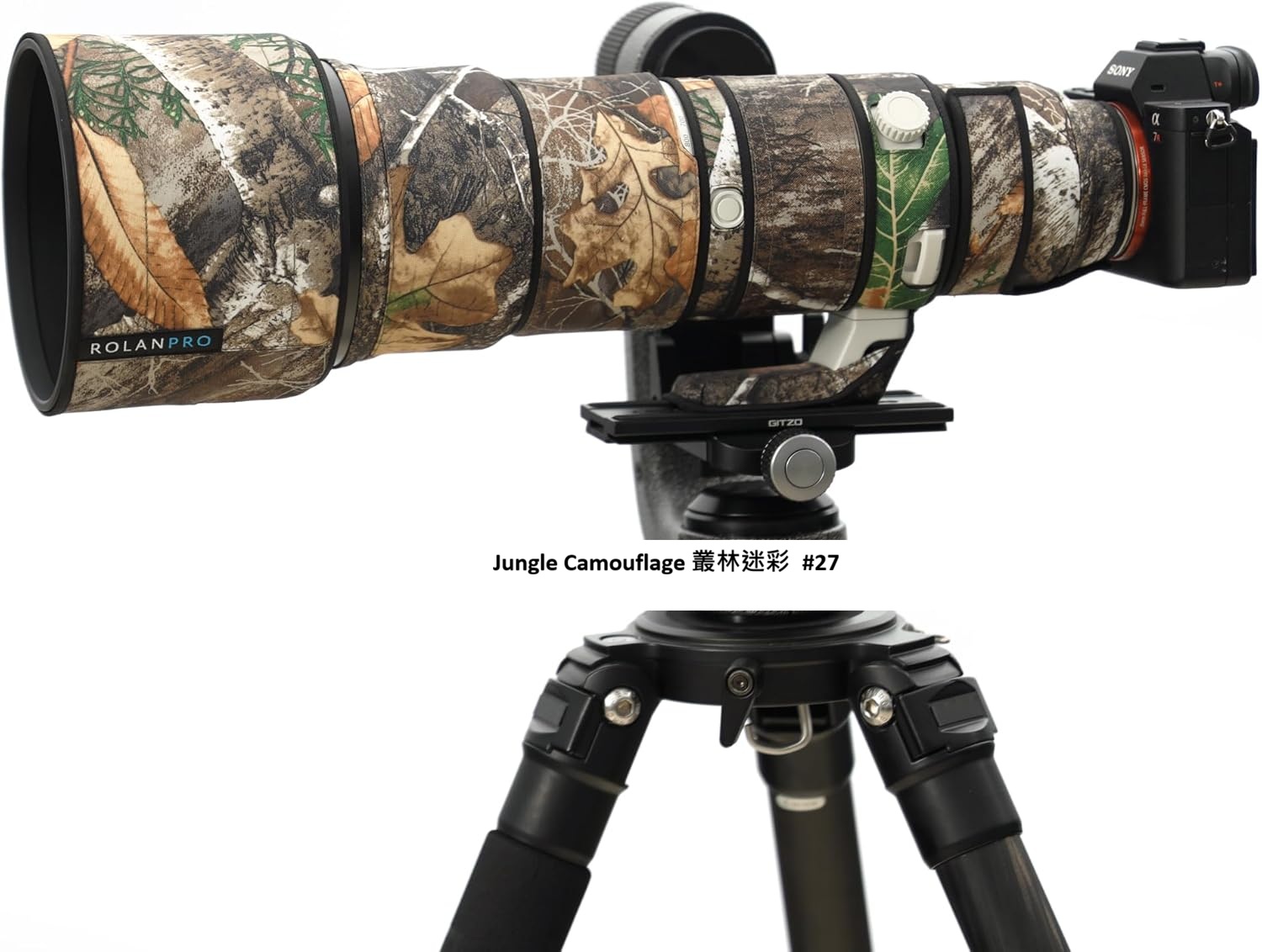 ROLANPRO Lens Camouflage Coat For SONY FE 400-800mm F6.3-8 G OSS (SEL400800G) 防水炮衣