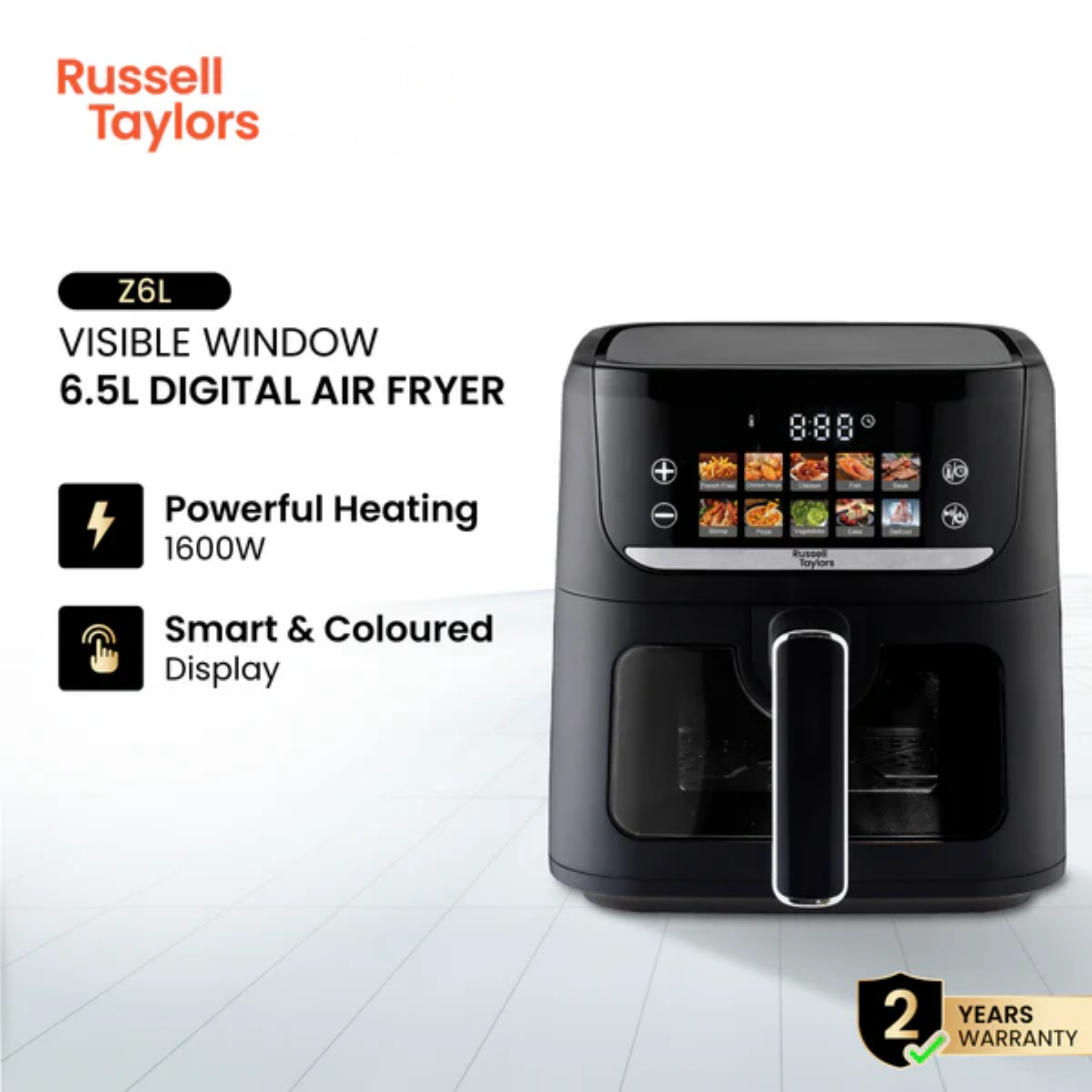 Russell Taylors 7L Digital Air Fryer Lilac (Z6L)