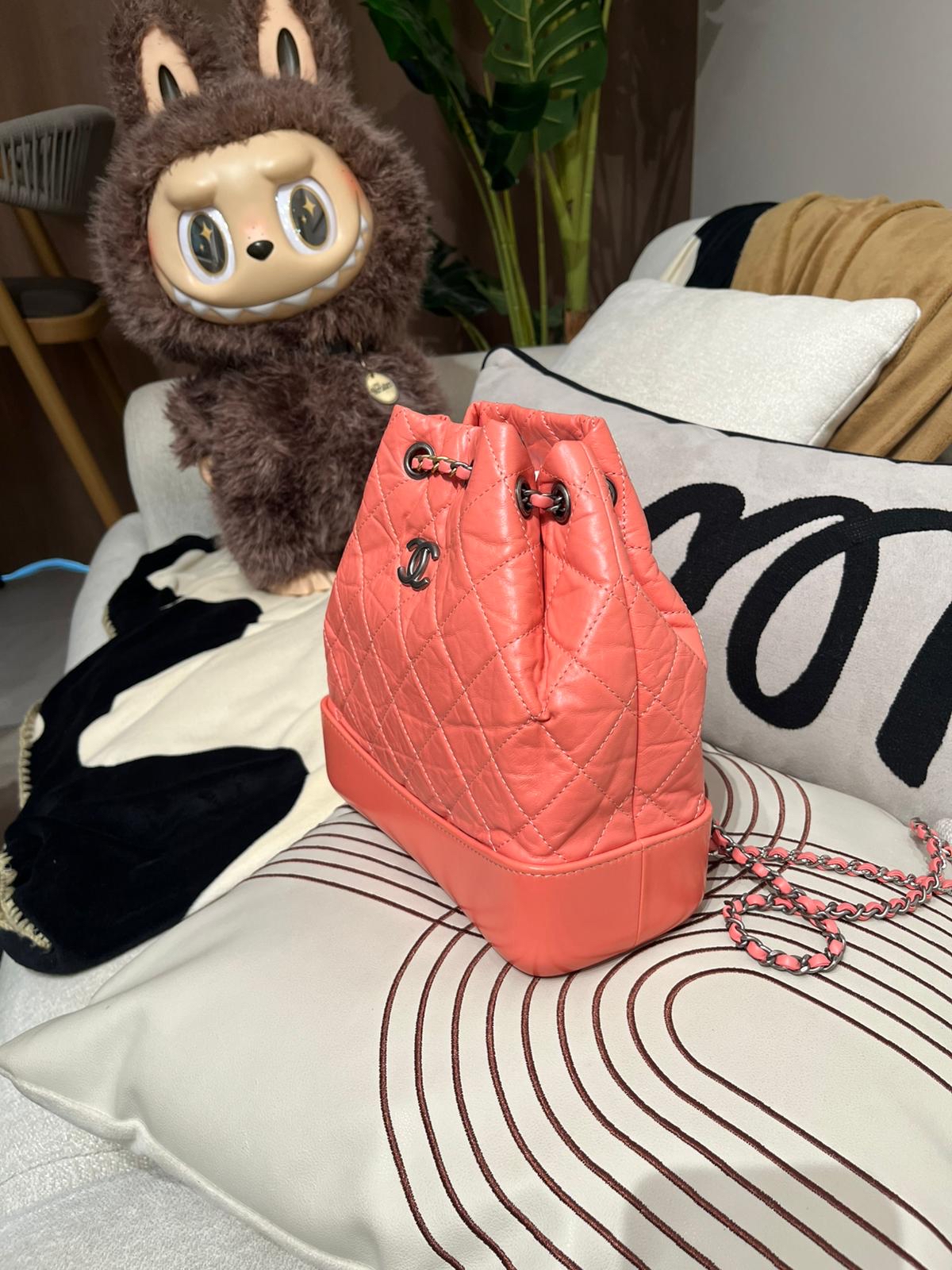 Chanel Gabrielle backpack small 100%Authentic ,95%new ✅CARD✅dust bag