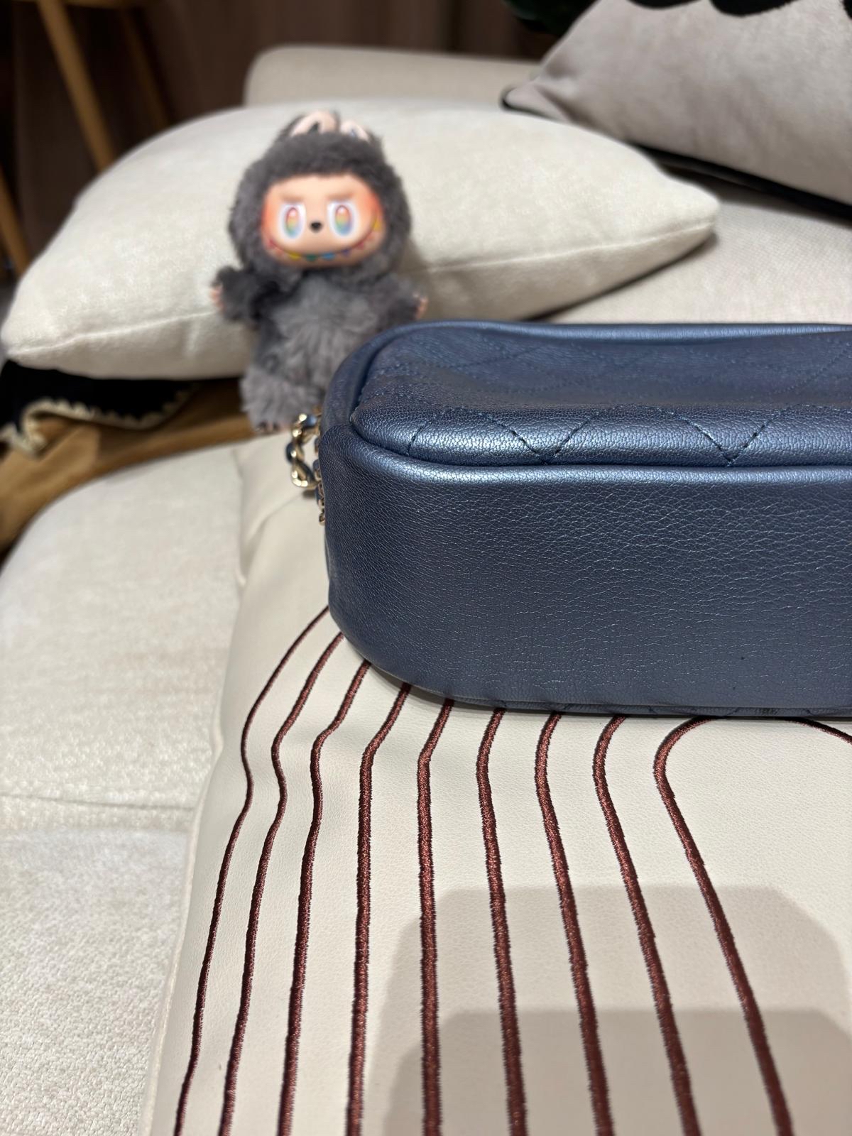 Chanel camera bag calfskin  100%Authentic,98%new ✅CARD ✅dust bag 