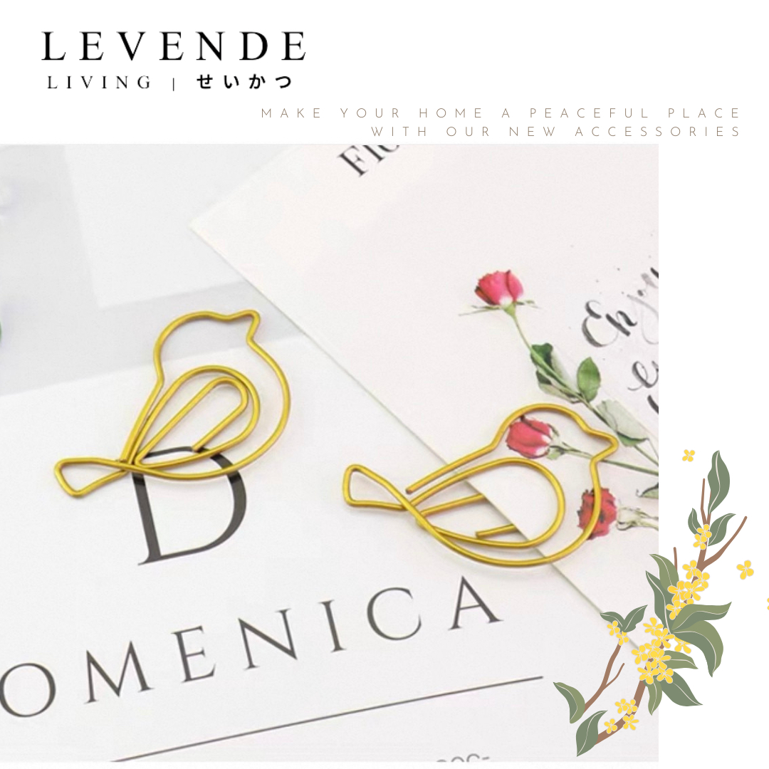 Levende 森林小鳥造型萬字夾
