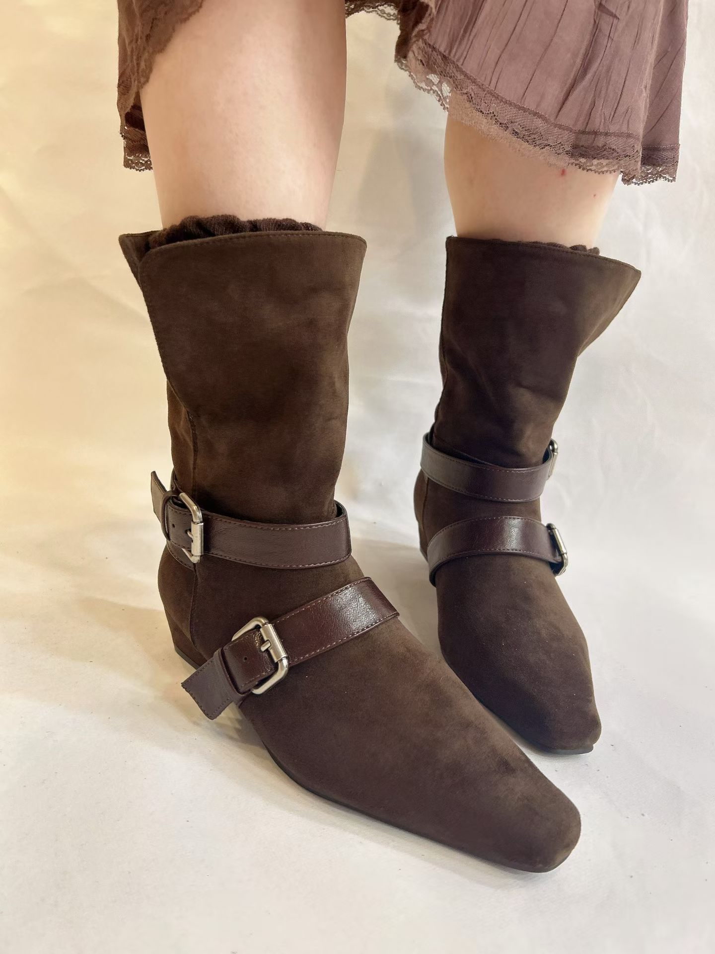 猄皮Ankle boots  
