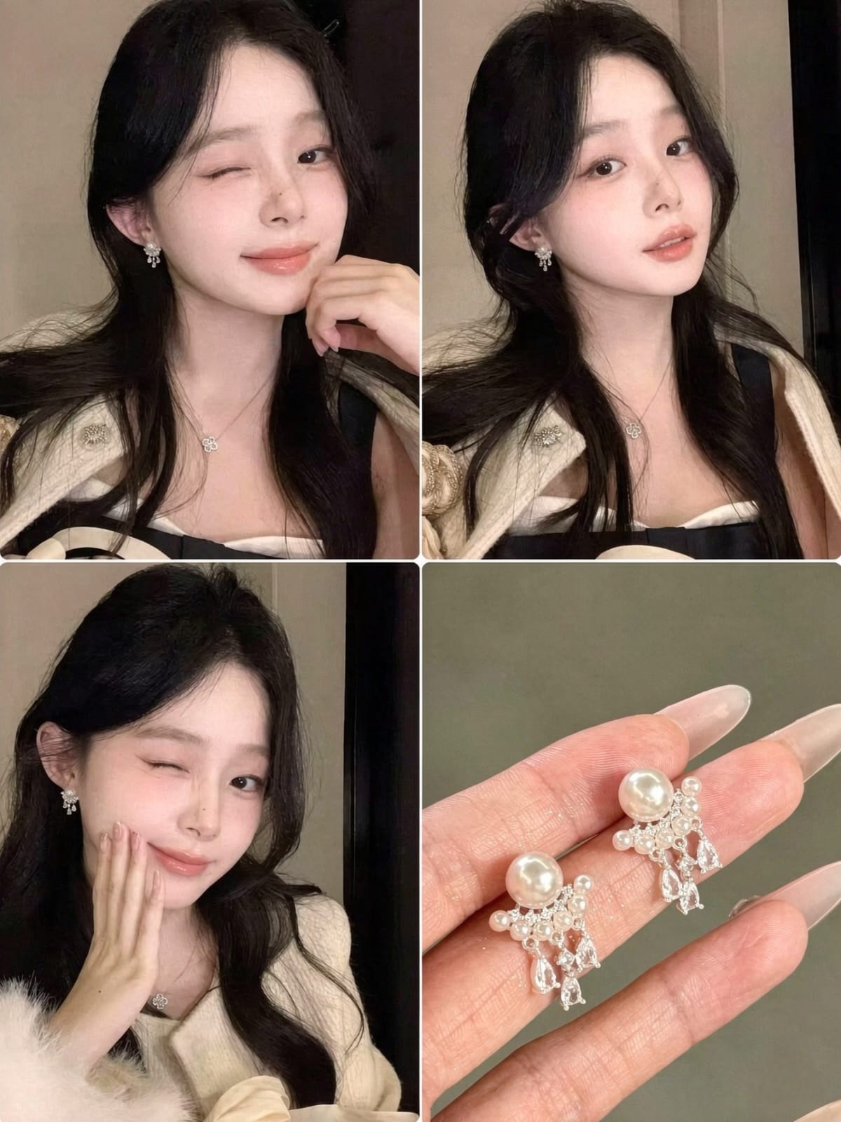 小清新耳環
