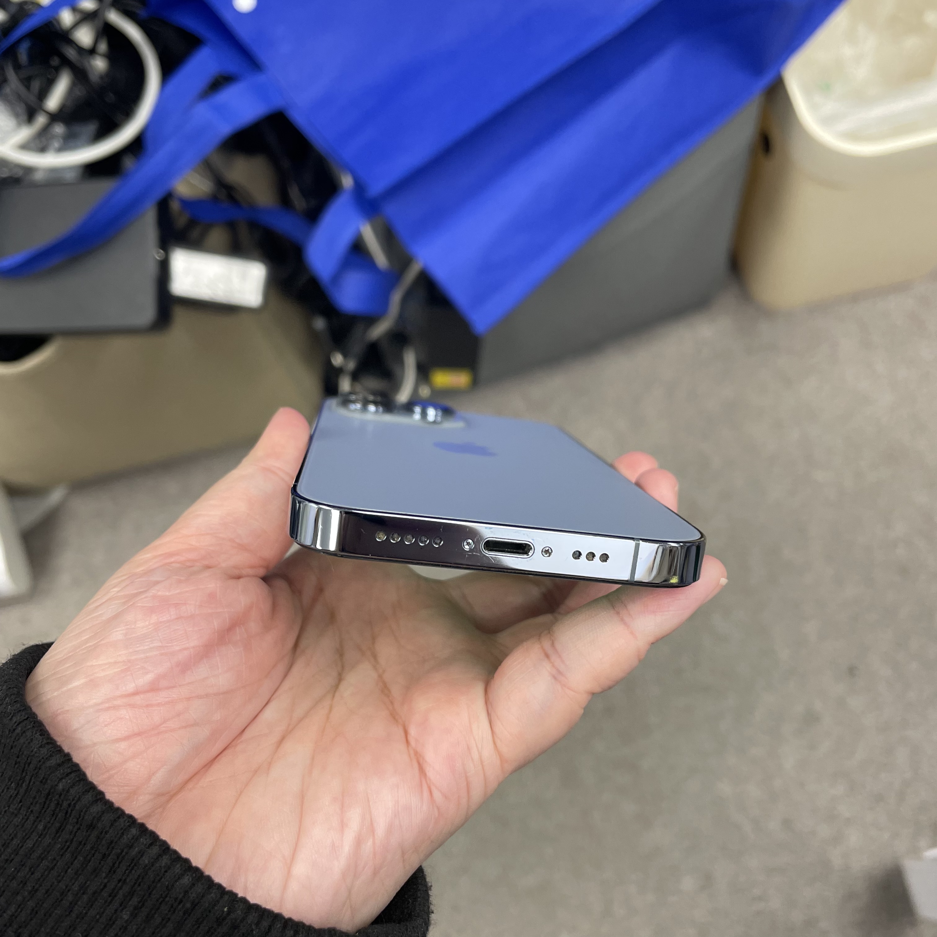 *5942 13 pro 靚機 128GB 電71 藍色 blue 代用mon